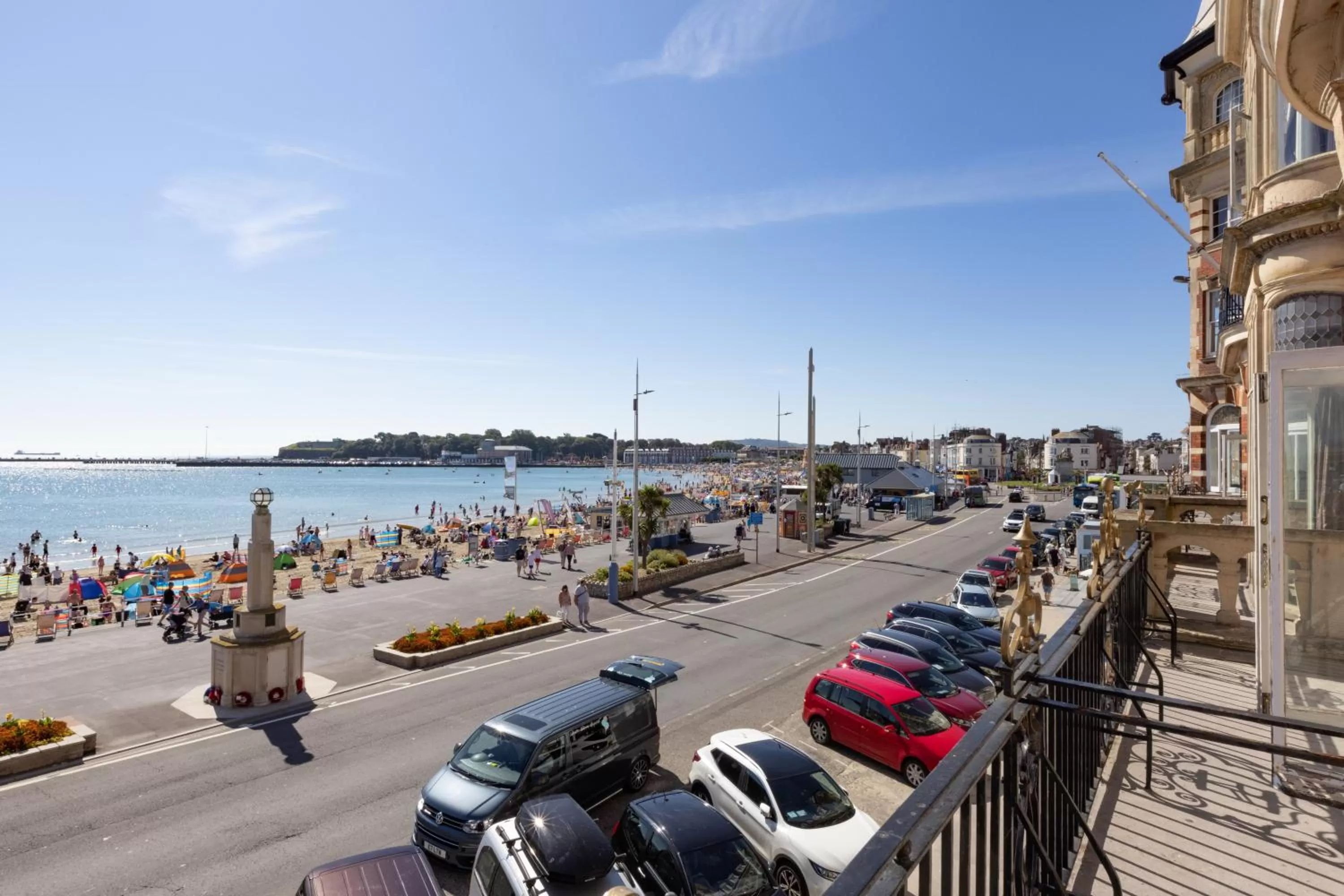 Balcony/Terrace in The Royal Hotel Weymouth