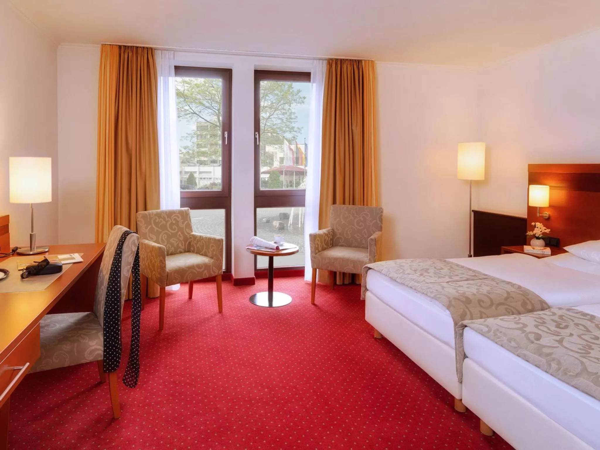 Bed in Hotel Am Rosenpark