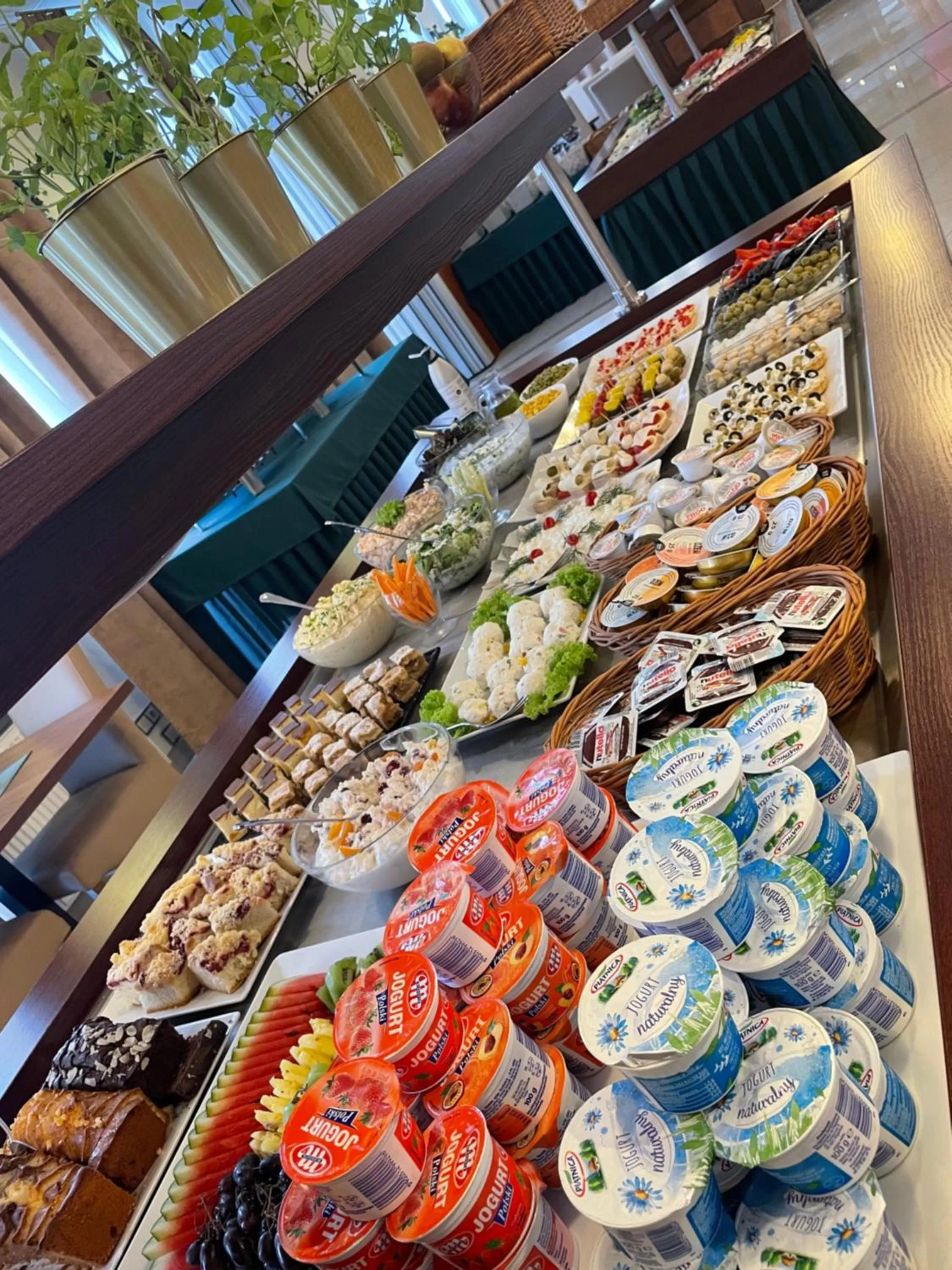 Buffet breakfast in Hotel Great Polonia Conrad Kraków