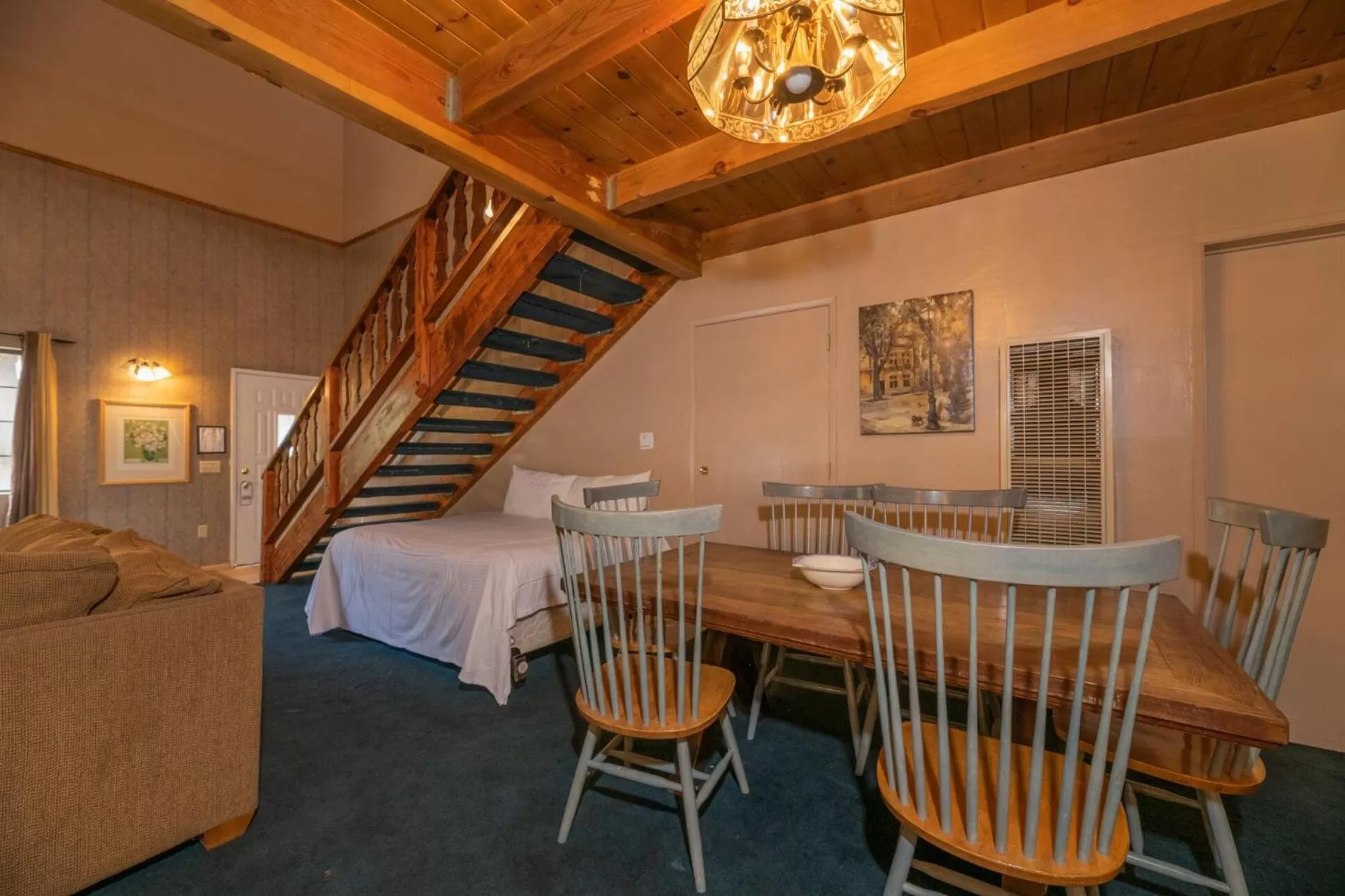 Seating area in Black Forest Lodge