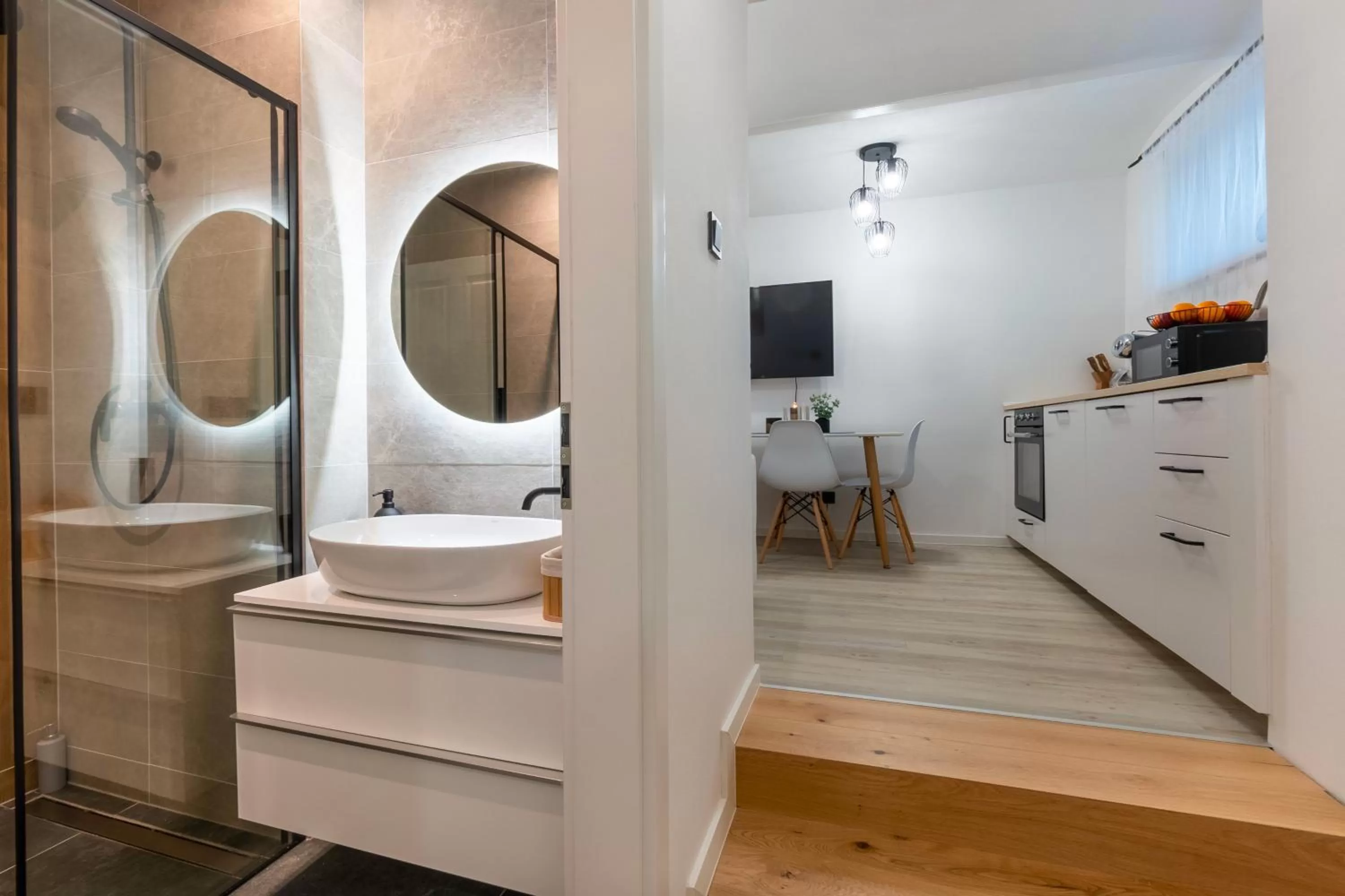 Shower in Wellness Apartmány Vila Republika