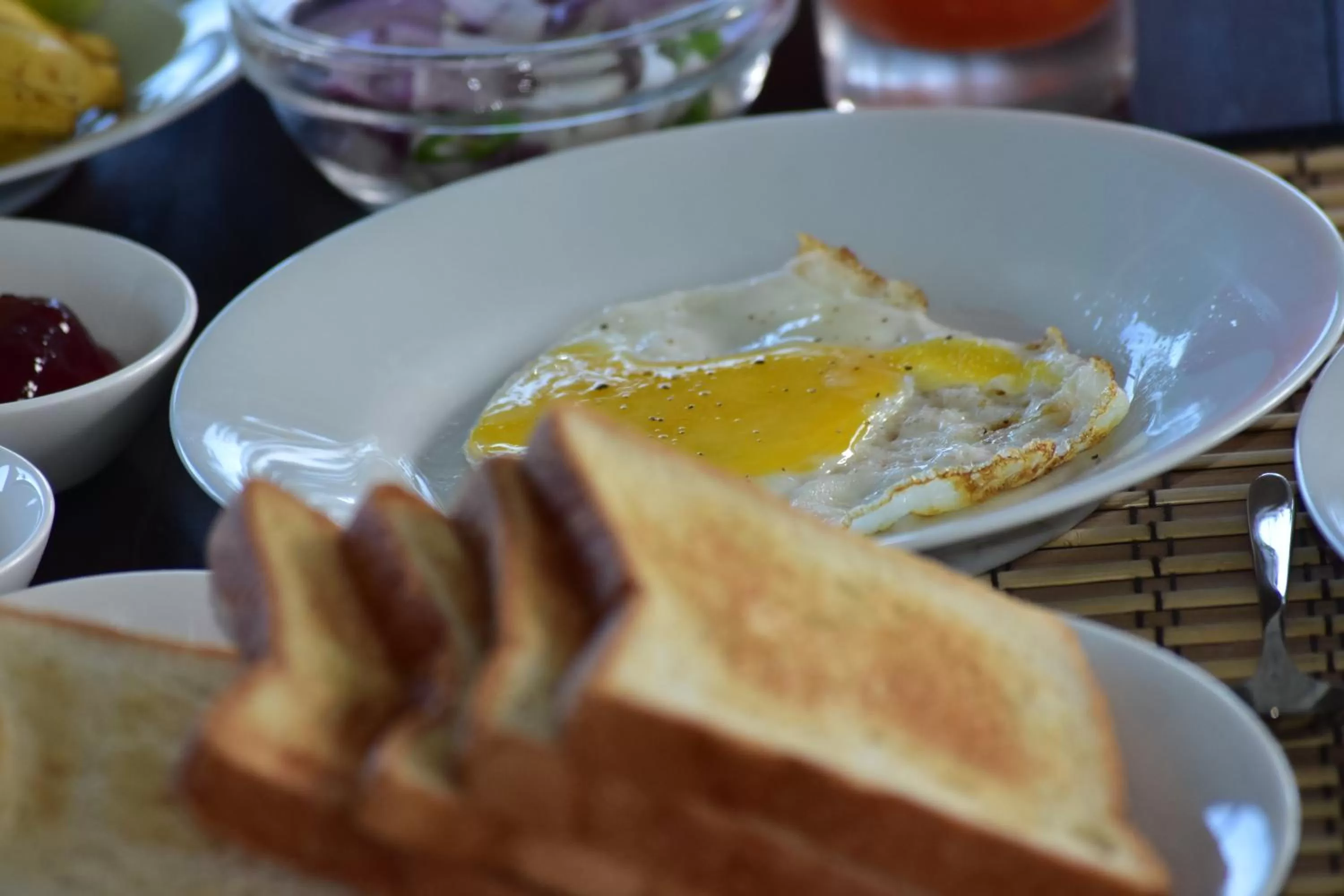 Food close-up in Green Almond Hotel