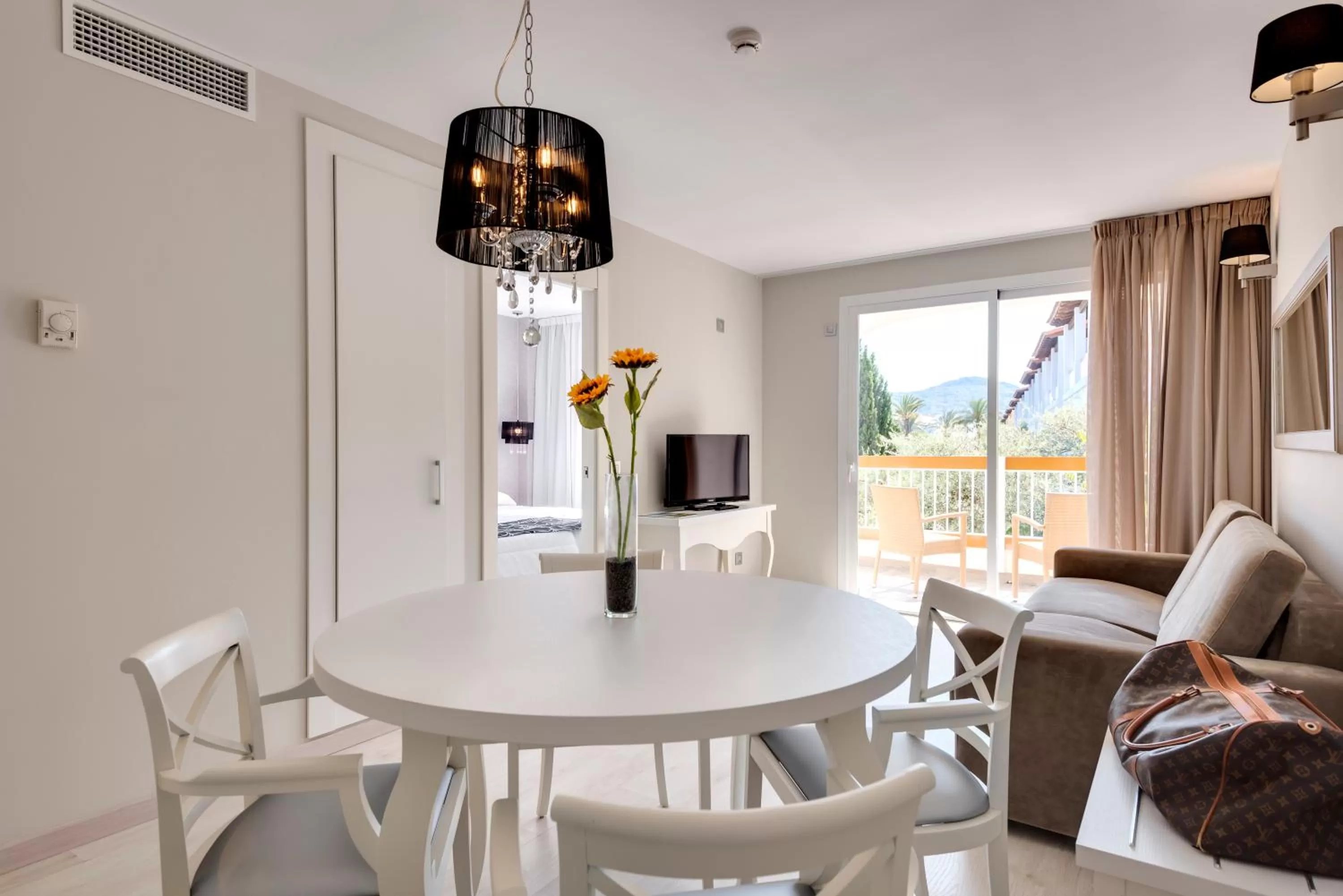 Living room in Alcudia Garden Aparthotel