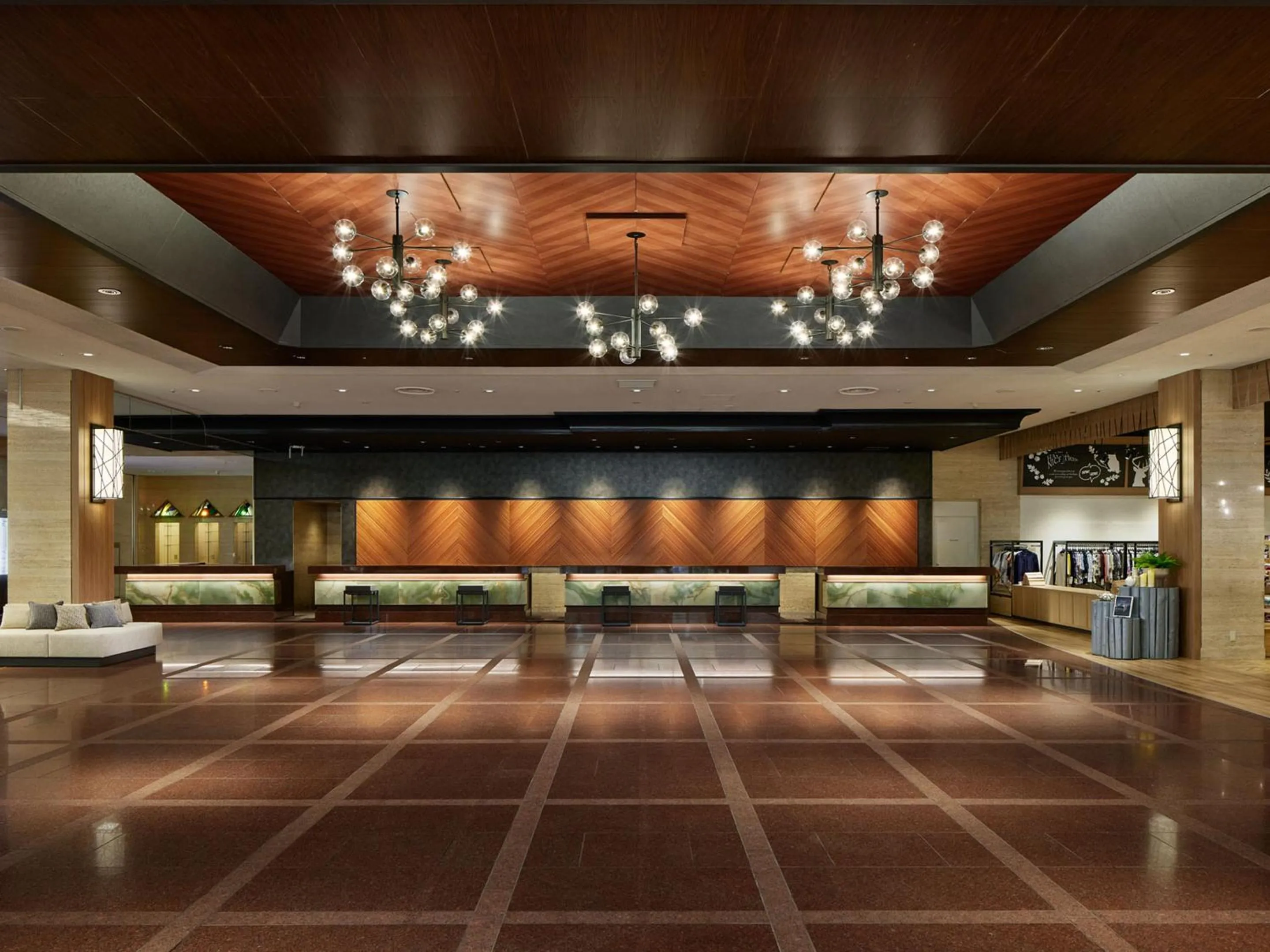 Lobby or reception in Jozankei View Hotel
