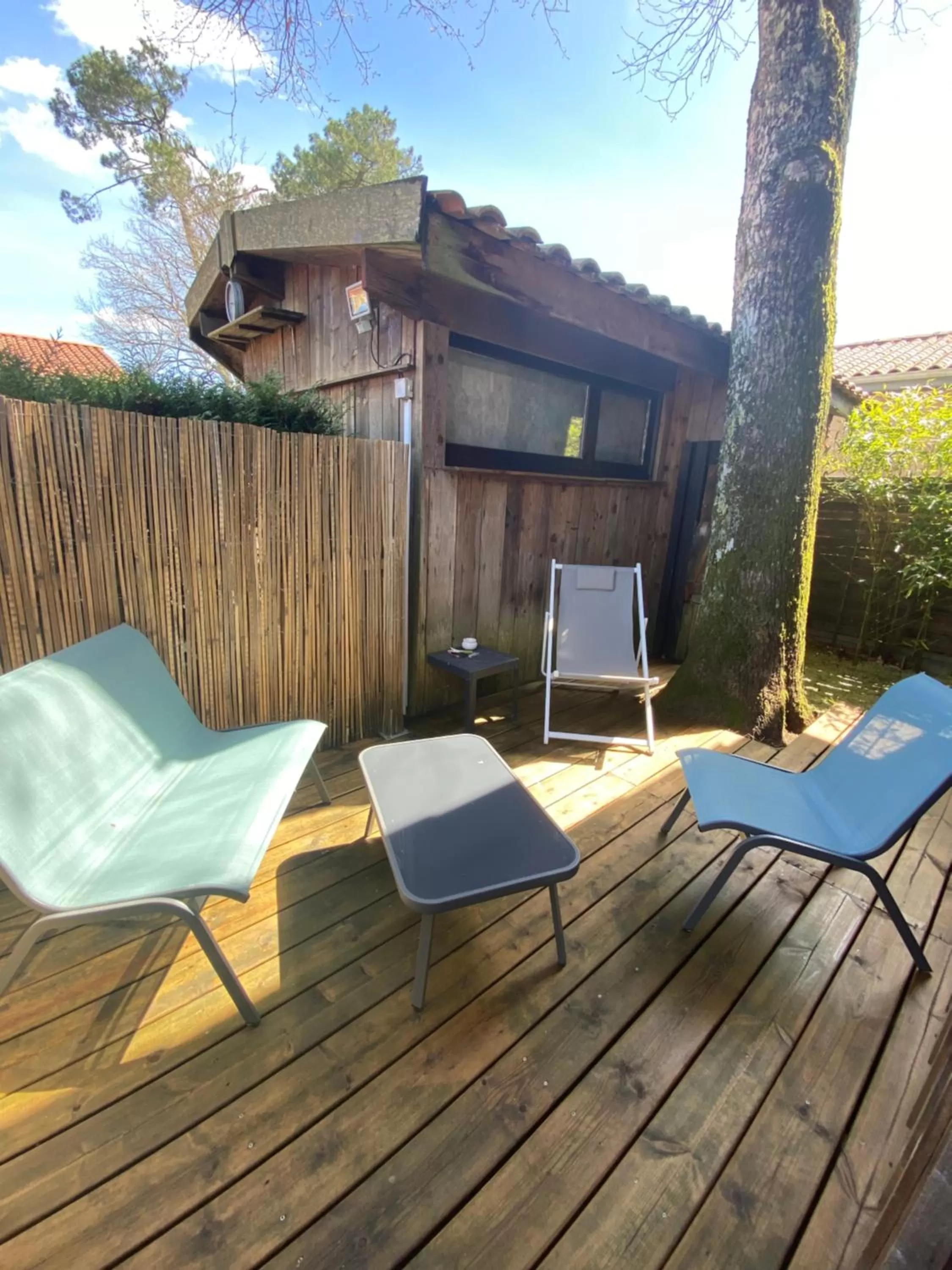 Patio in VILLA HERBERT Chambres d'hôtes Gîte Soirée étape