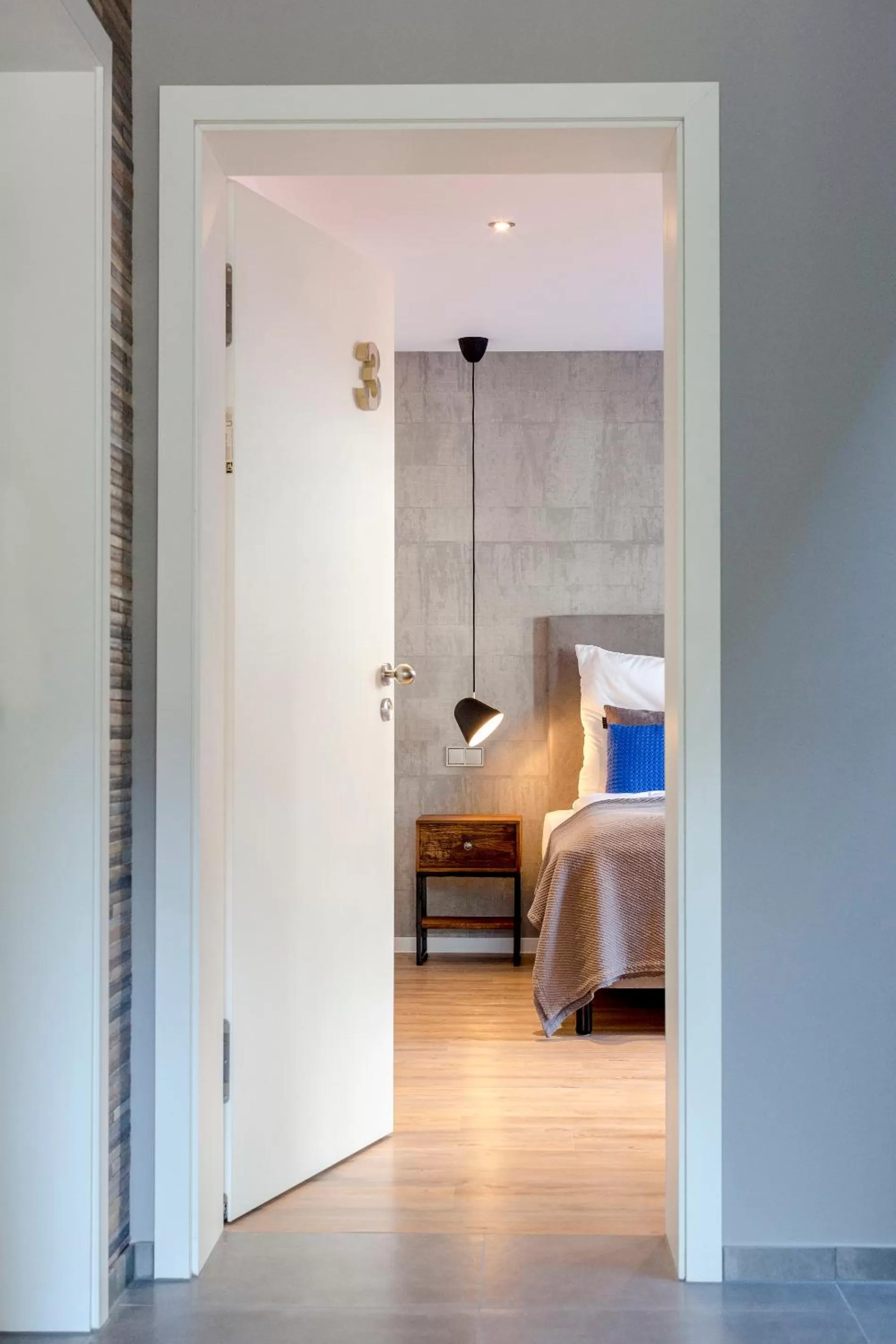 Bed in Gasthaus Stappen