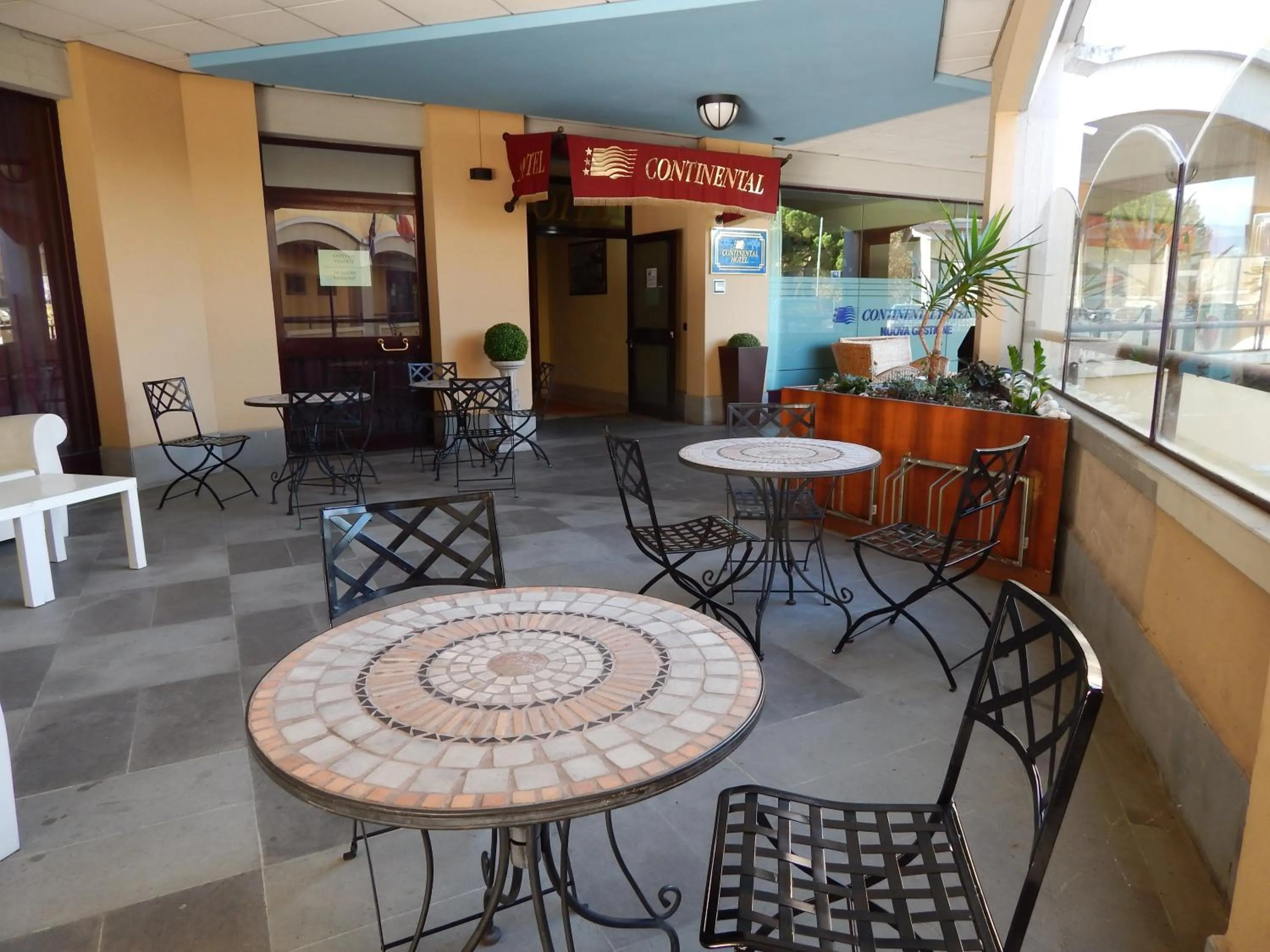 Decorative detail in Continental Hotel