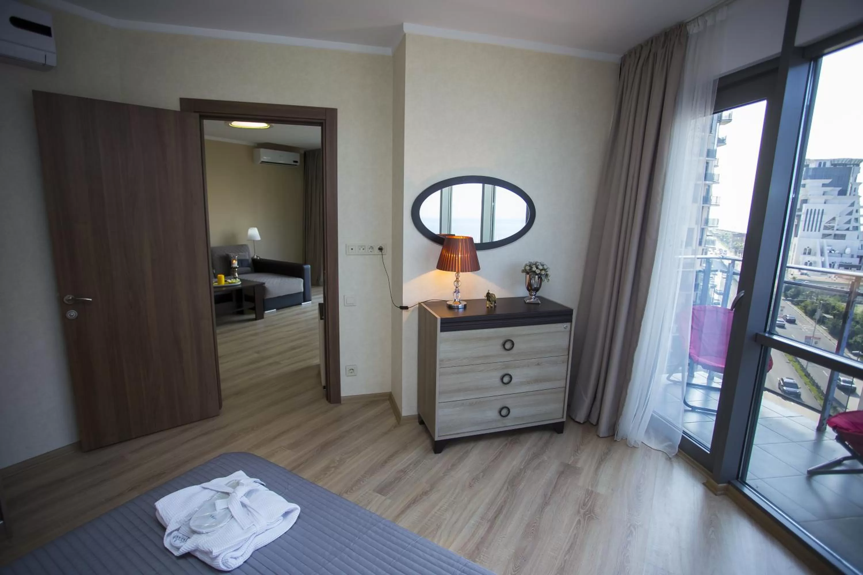 Bedroom, Bed in Blue Star Batumi