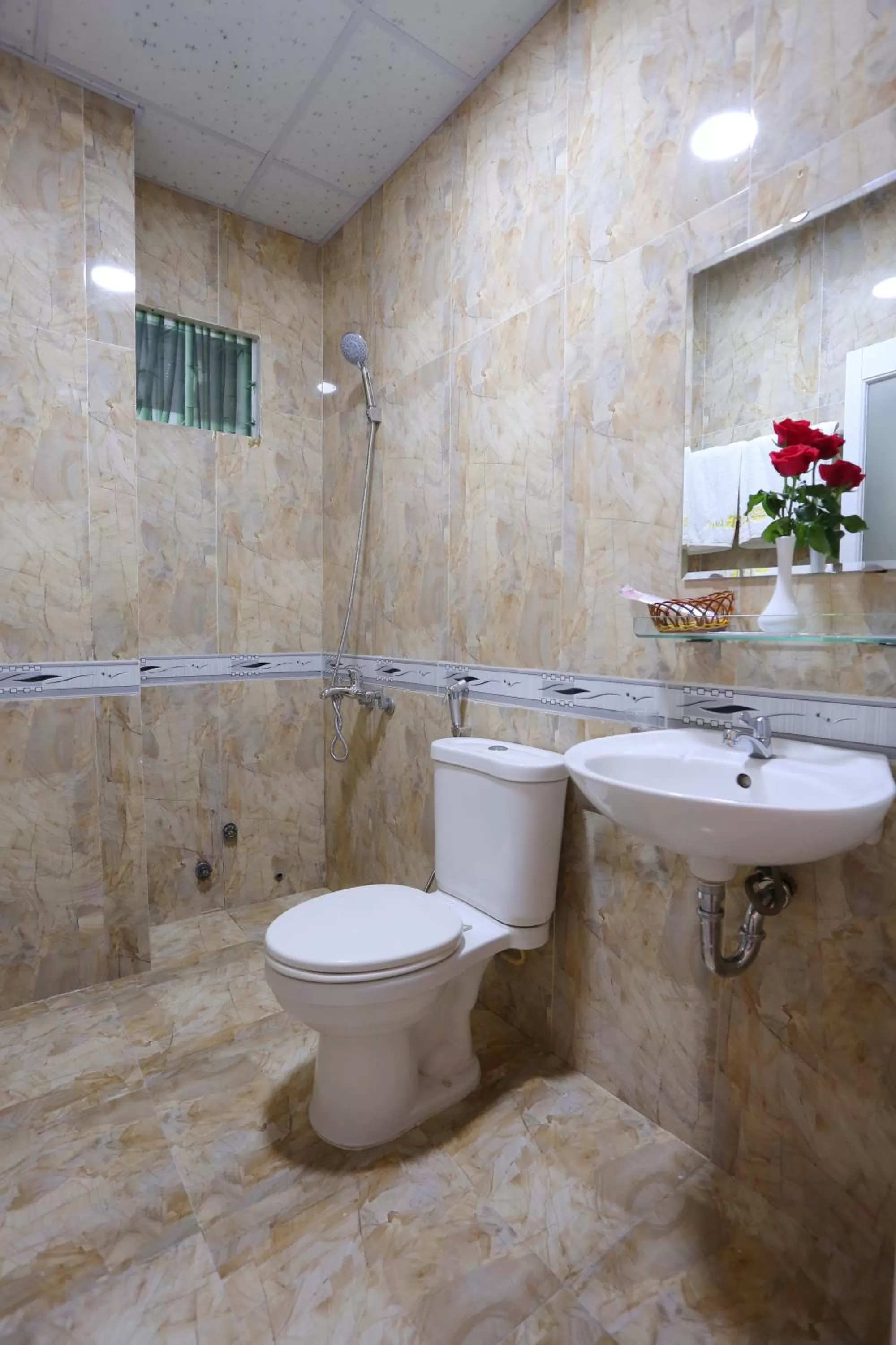 Bathroom in CR Hotel