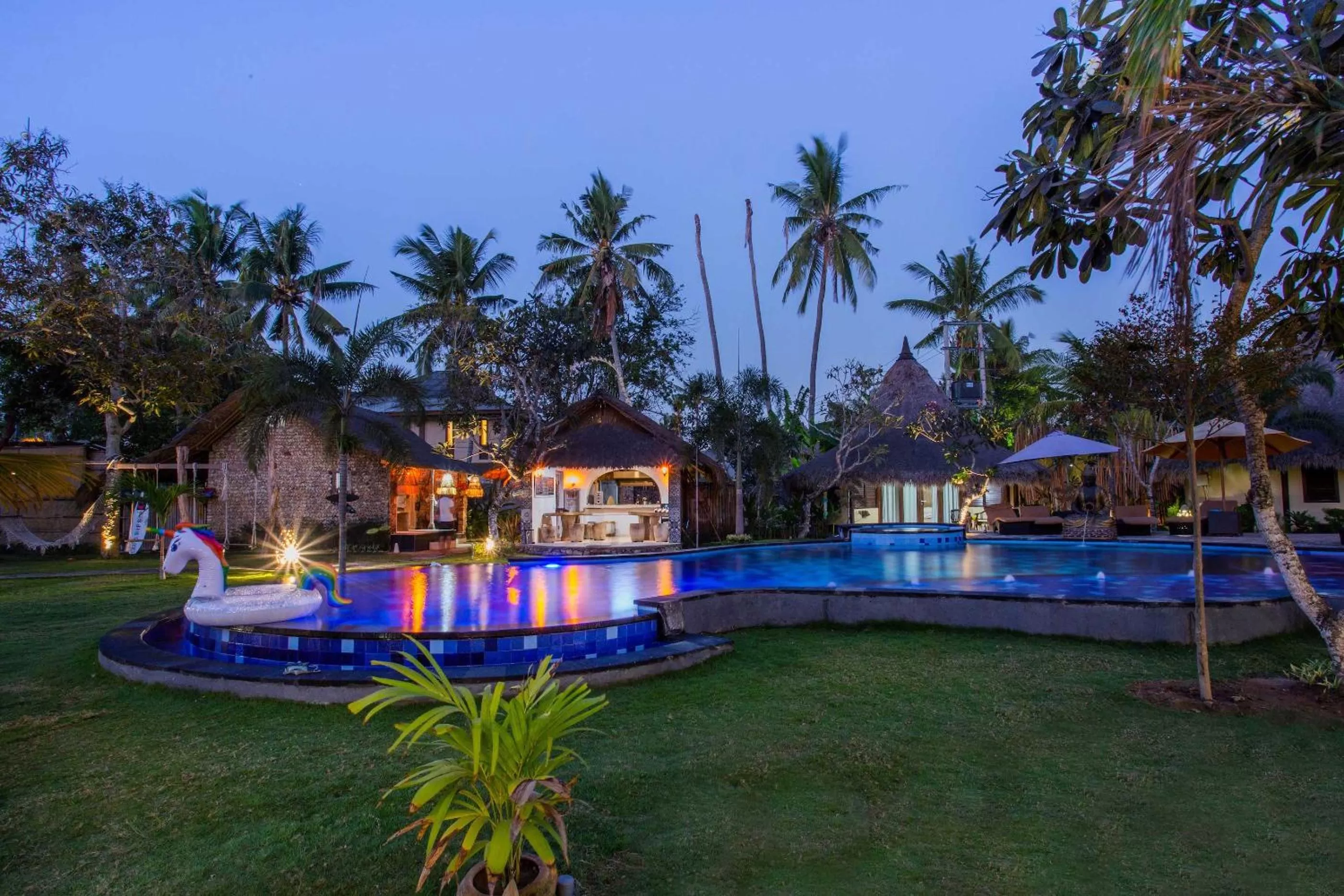 Garden in Sanghyang Bay Villas
