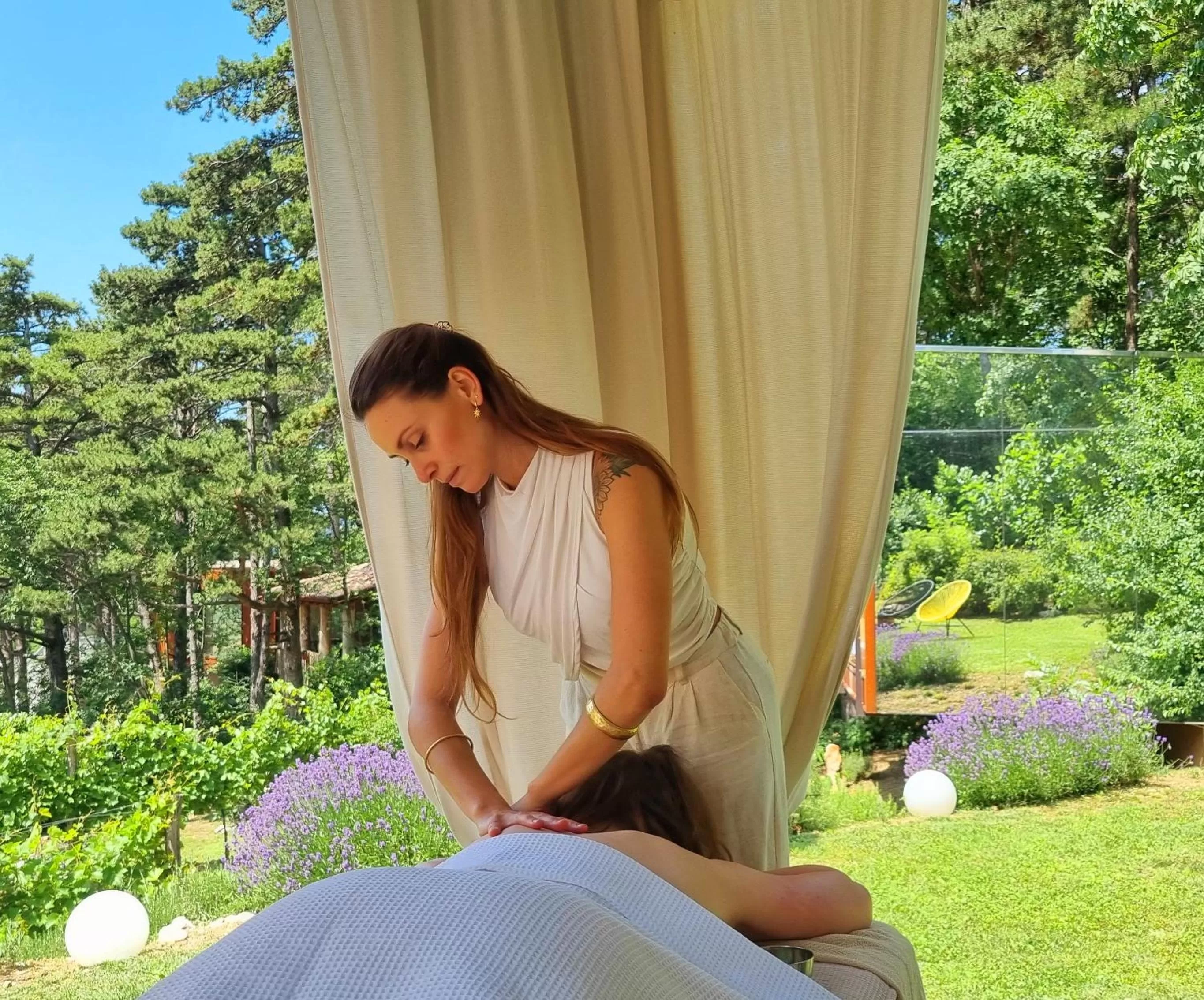 Massage in Theodosius Forest Village - Glamping in Vipava valley