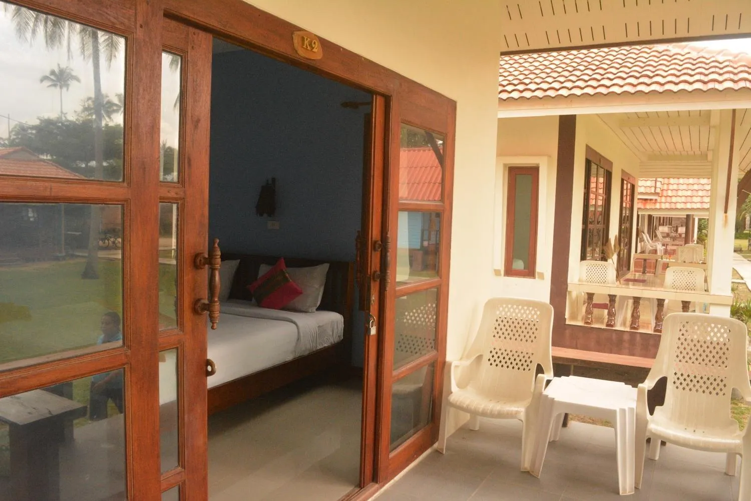 Patio, Bed in Lanta Family resort