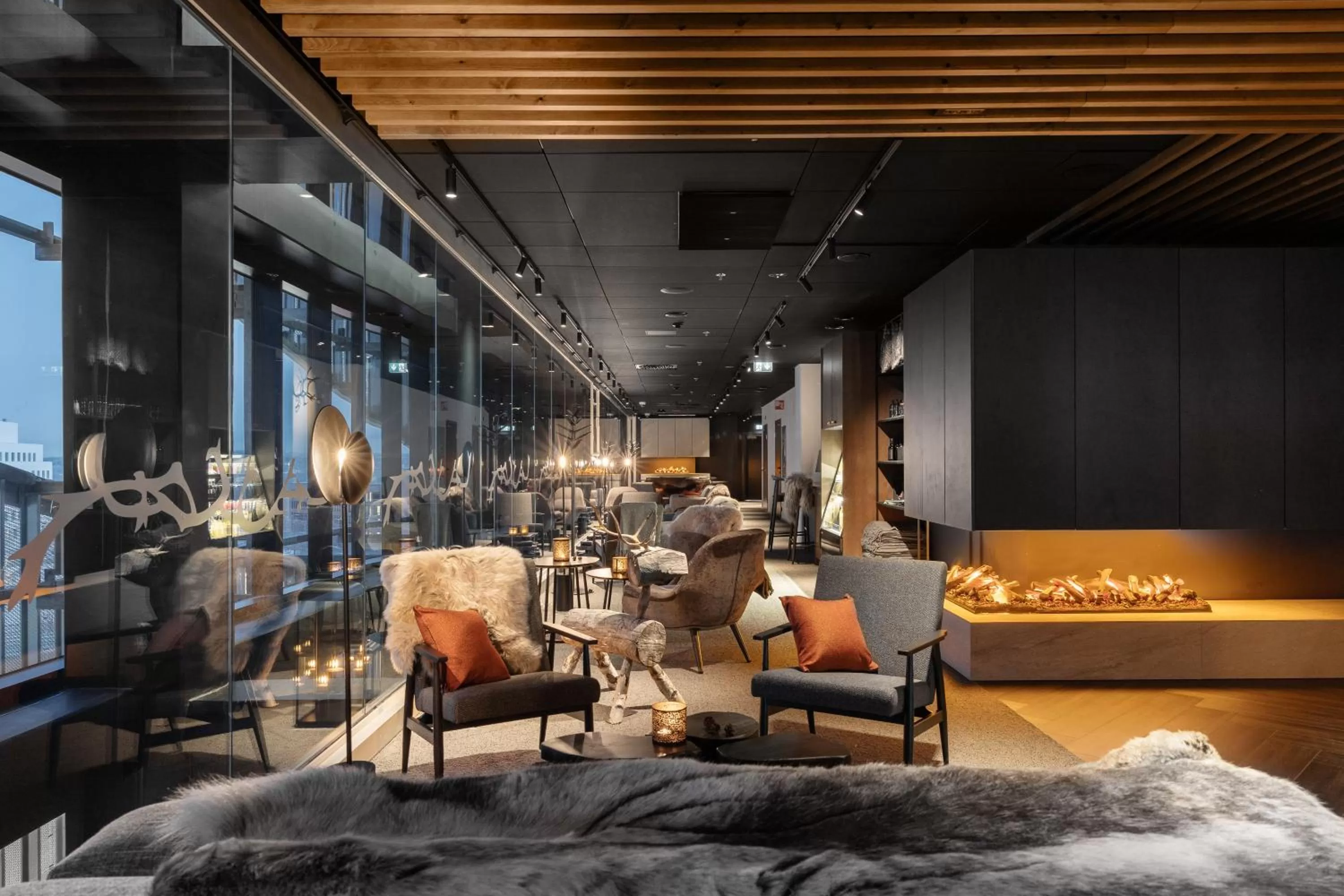 Lobby or reception in Lapland Hotels Arena