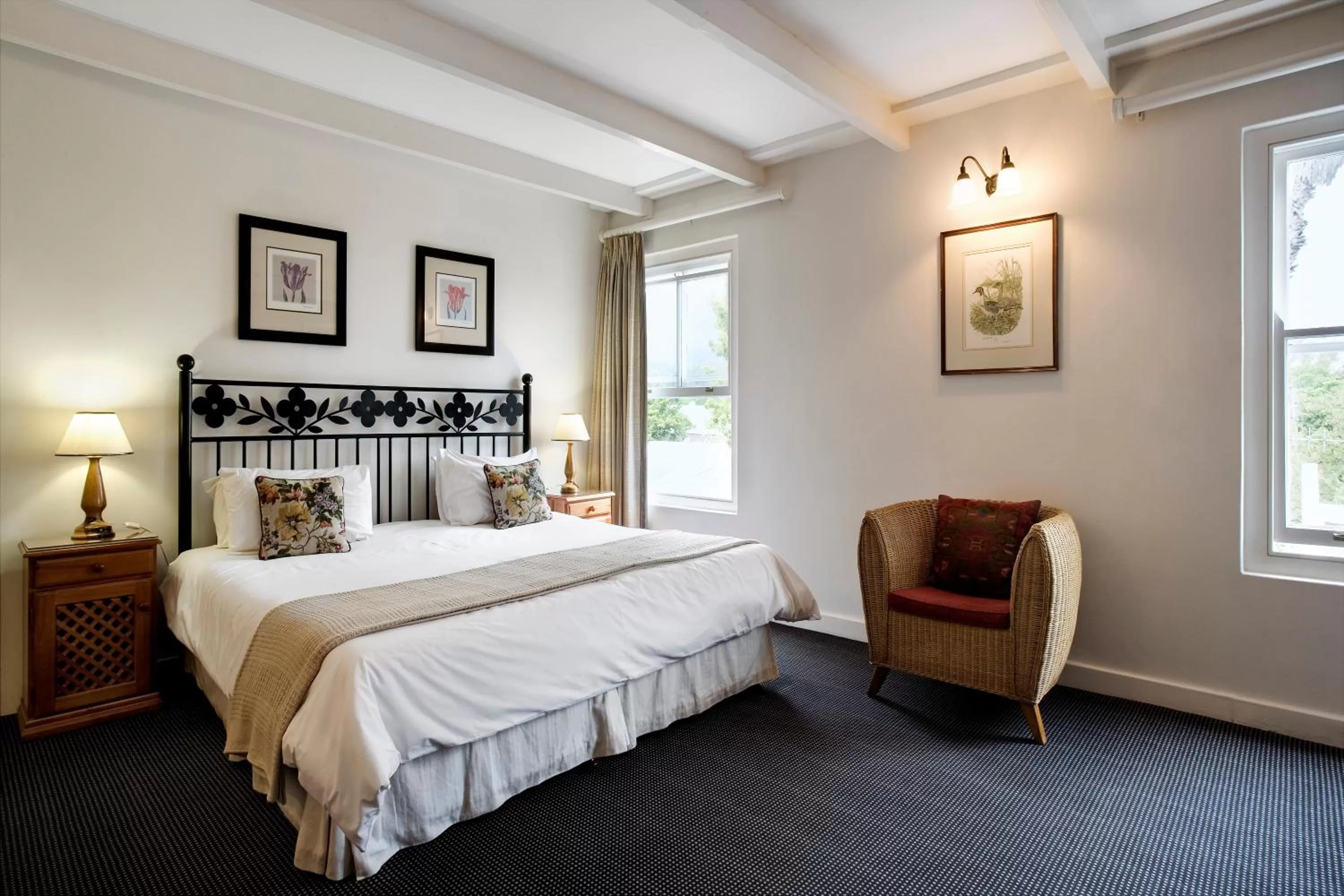 Bed in The Stellenbosch Hotel