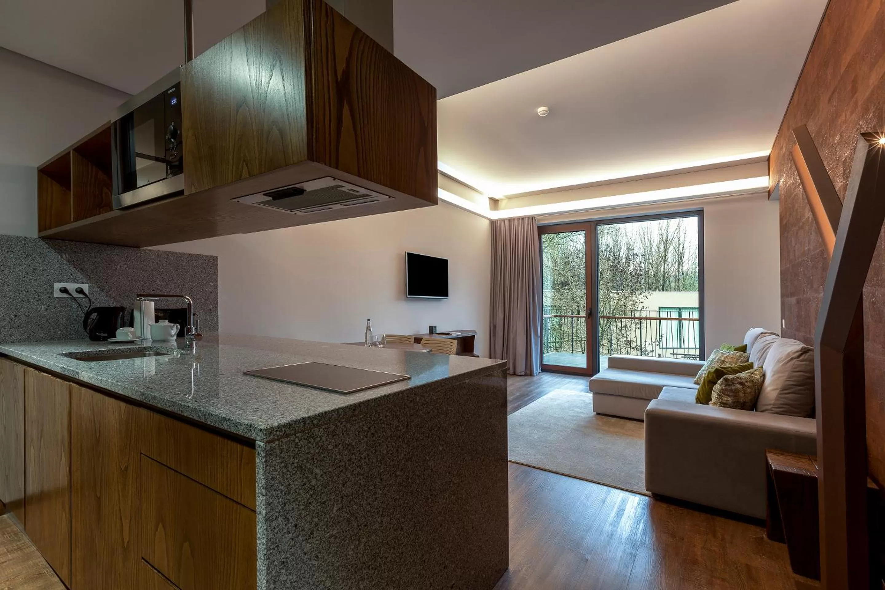 Living room in Aqua Village, Health Resort