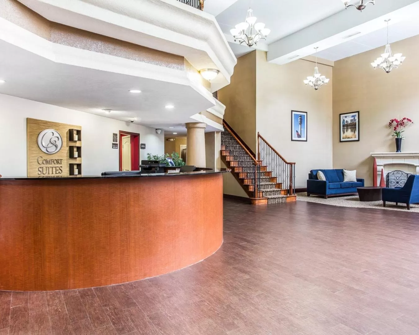 Lobby or reception in Comfort Suites Morrow- Atlanta South