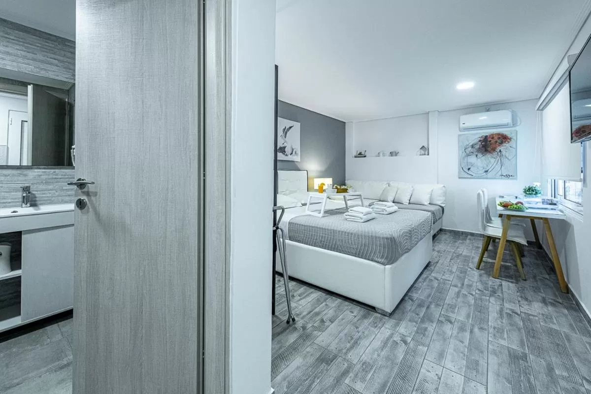 Bed in Comfort Stay Athens Airport Hotel - FREE shuttle from and to the airport