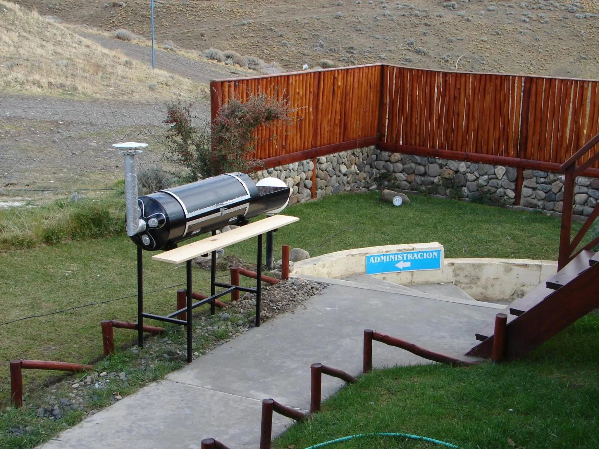 Patio in Cabañas Marias del Sur