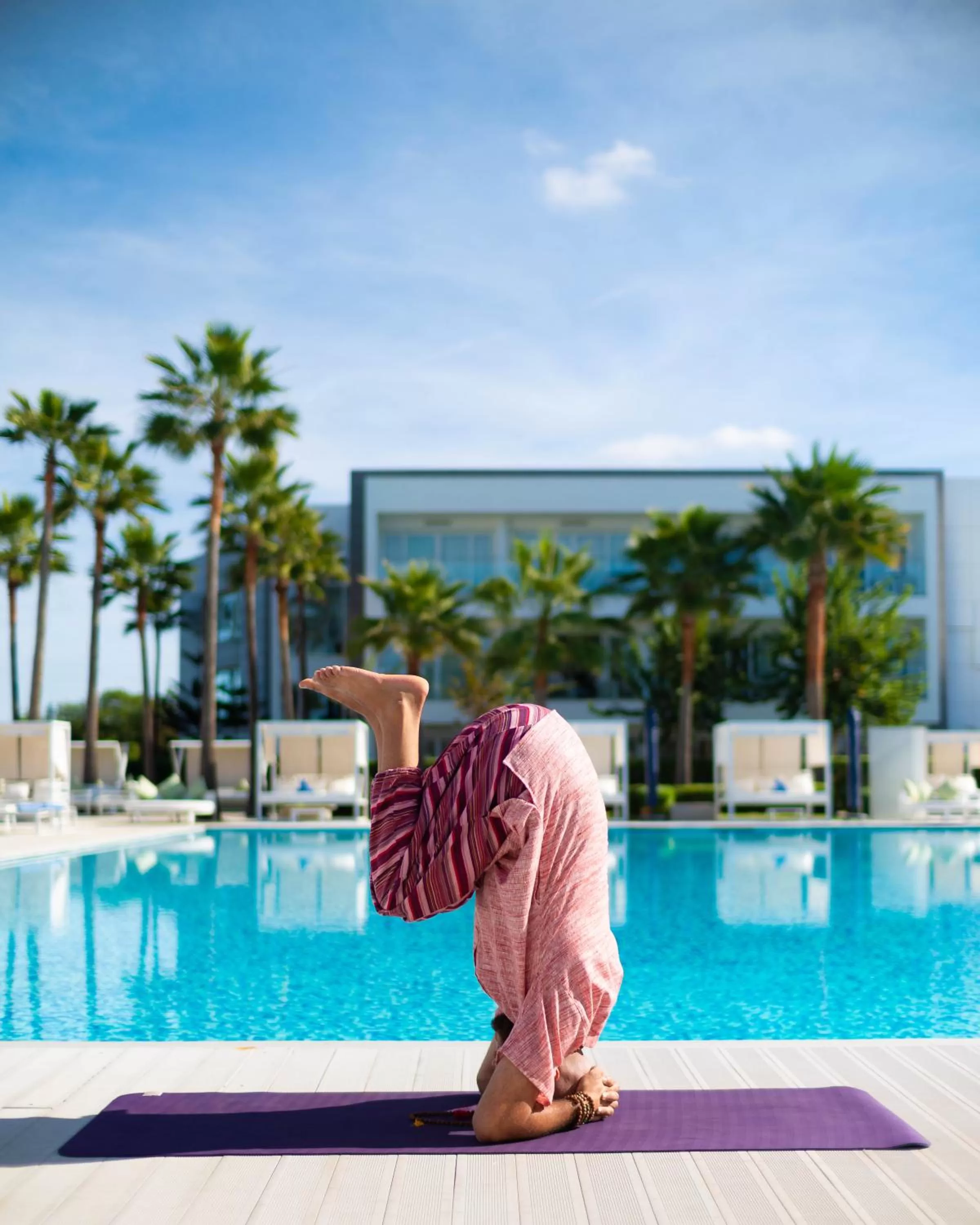 Swimming pool in Vichy Célestins Spa Hôtel Casablanca