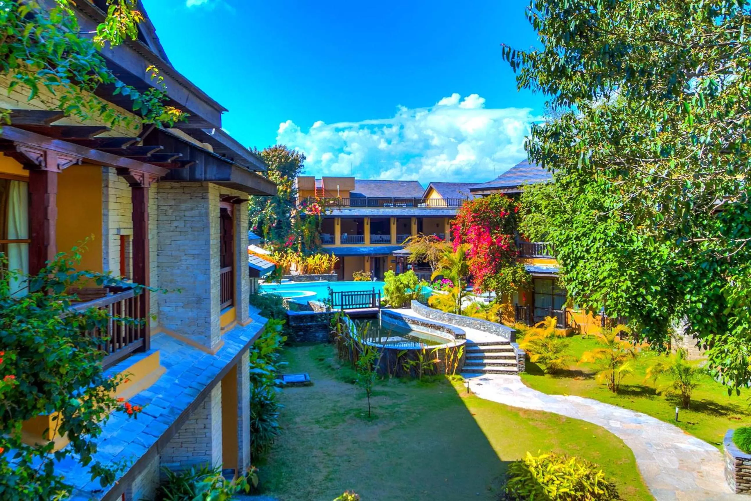 Property building in Temple Tree Resort & Spa, Pokhara