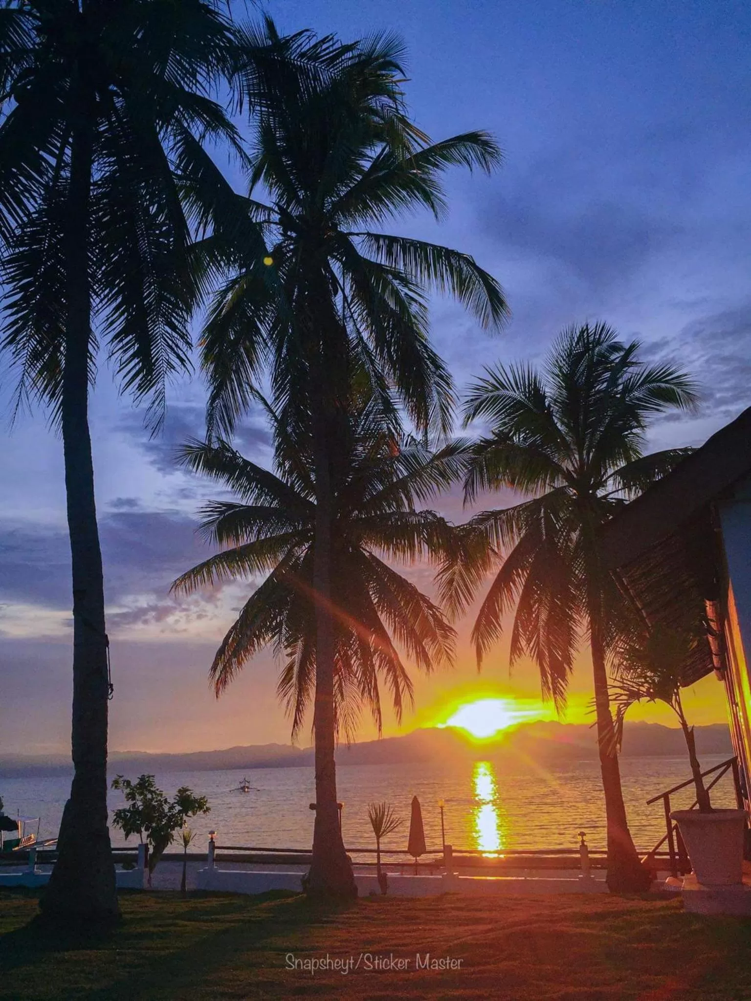 Natural landscape in Tauig Beach Resort