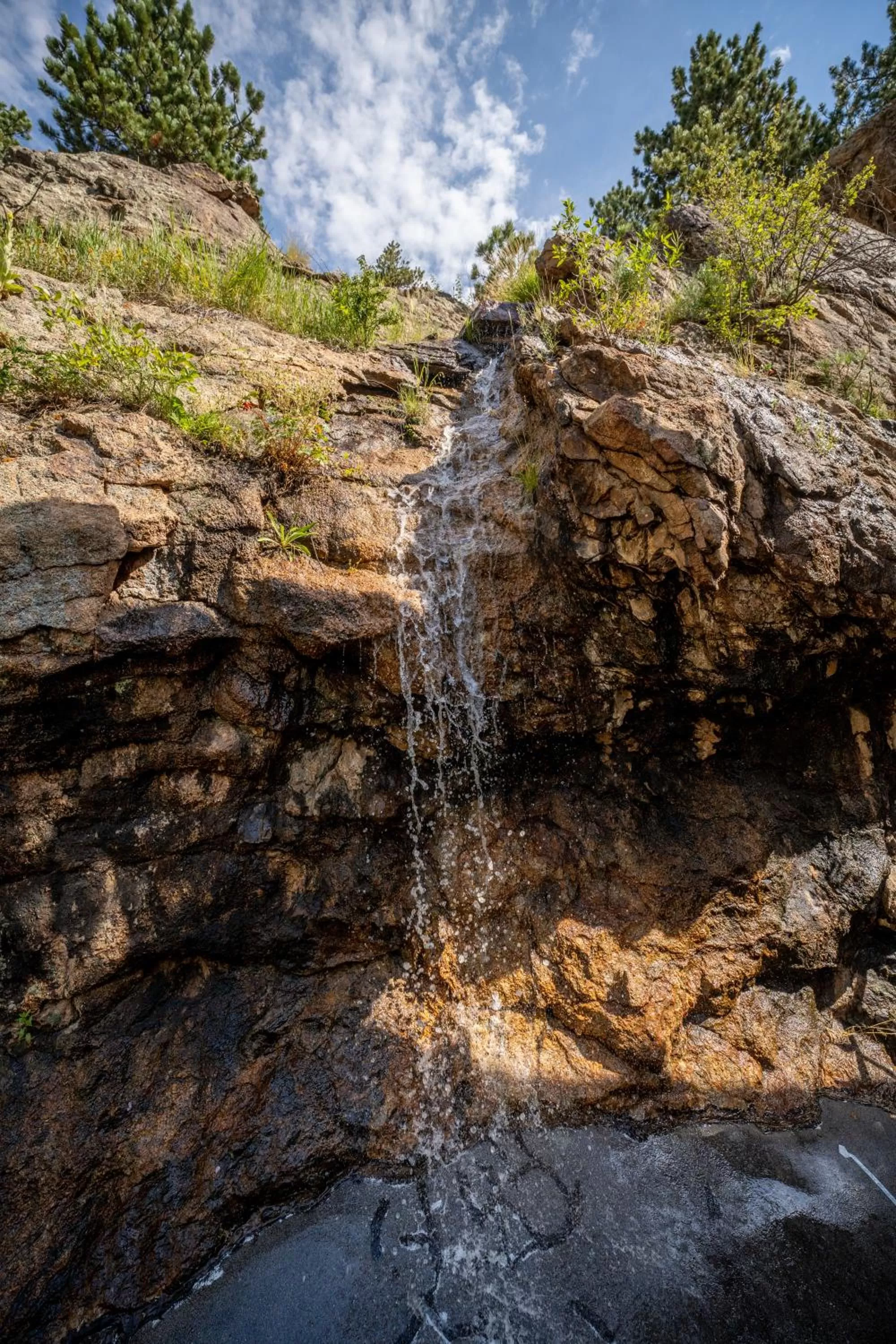 Pool view in Silver Moon Inn
