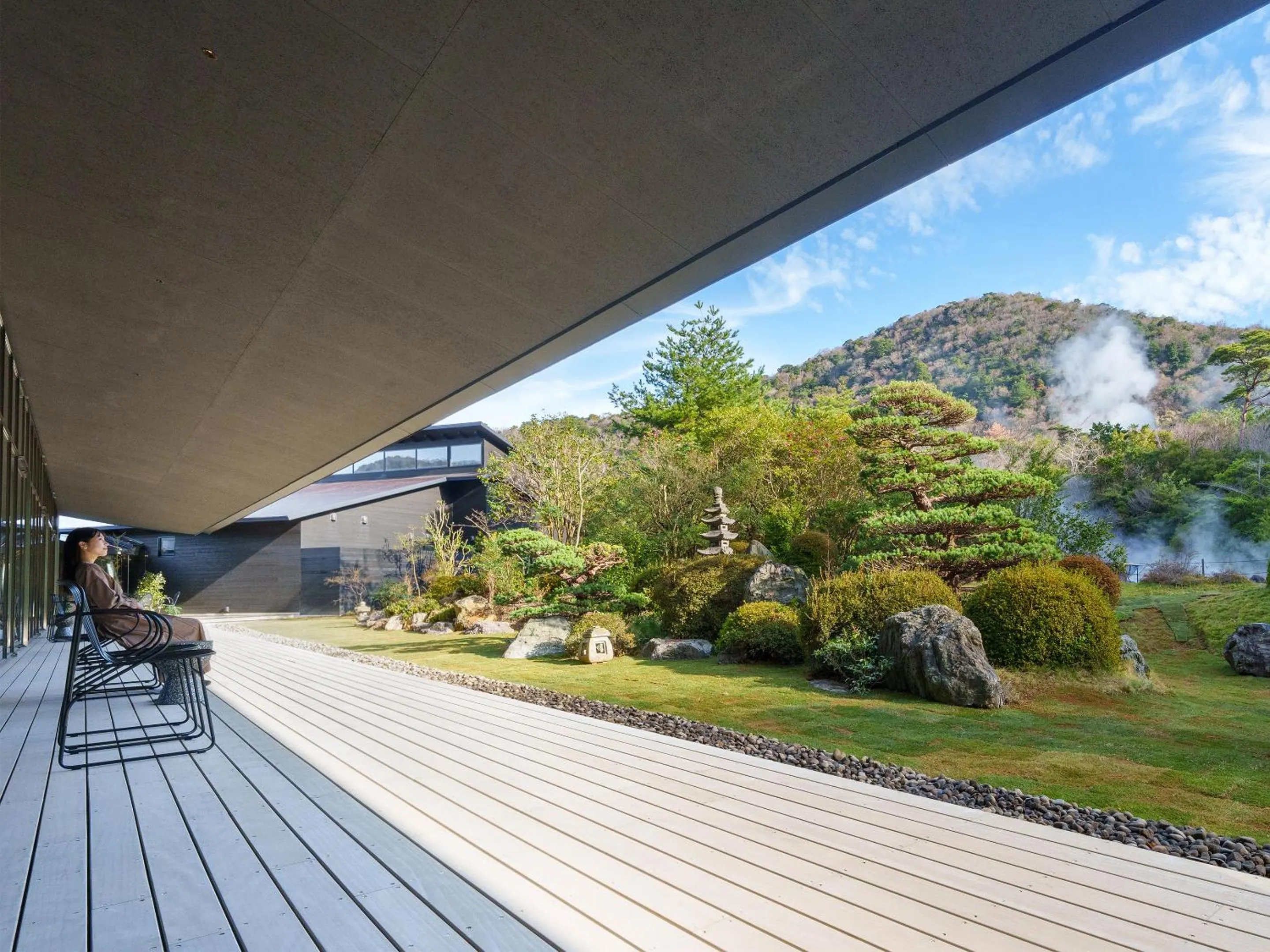 Balcony/Terrace in Unzen Miyazaki Ryokan