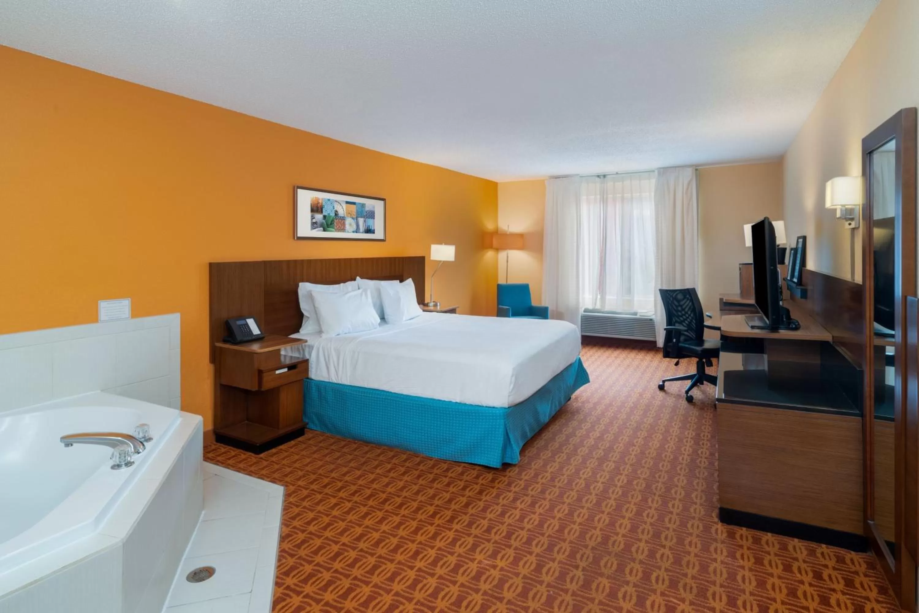 Swimming pool, Bed in Fairfield Inn and Suites by Marriott Nashville Smyrna