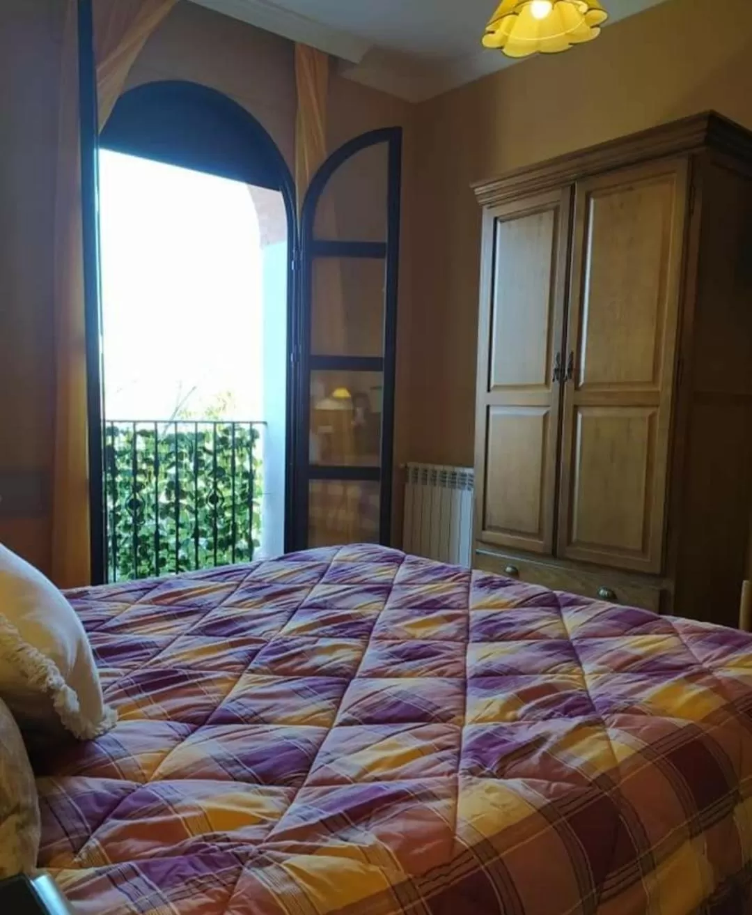 Bed in Hotel Sierra de Araceli Lucena