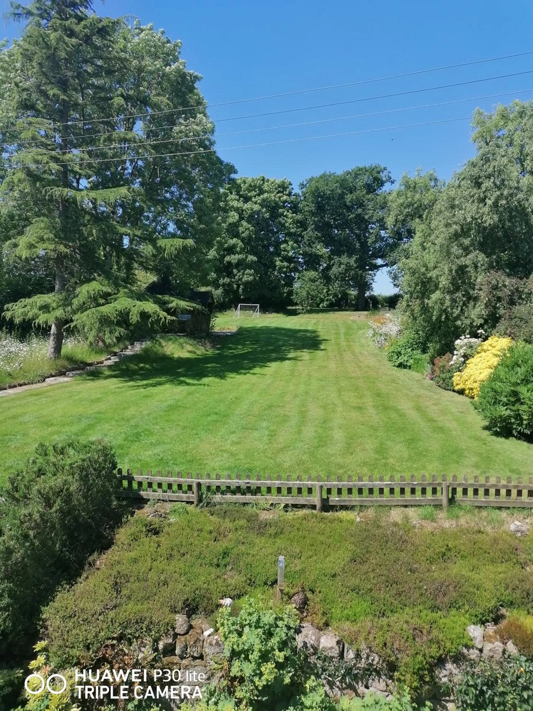 Garden in Lovaton Farmhouse