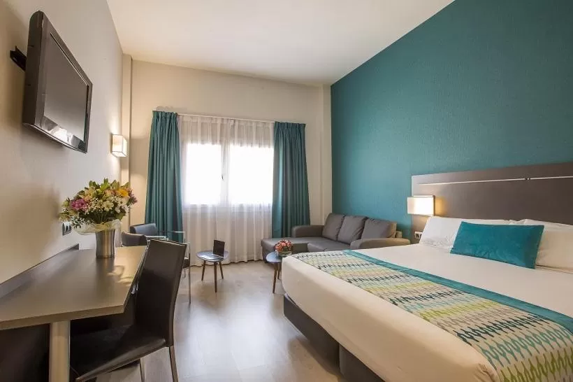 Bedroom, Bed in Hotel Venture Sant Cugat