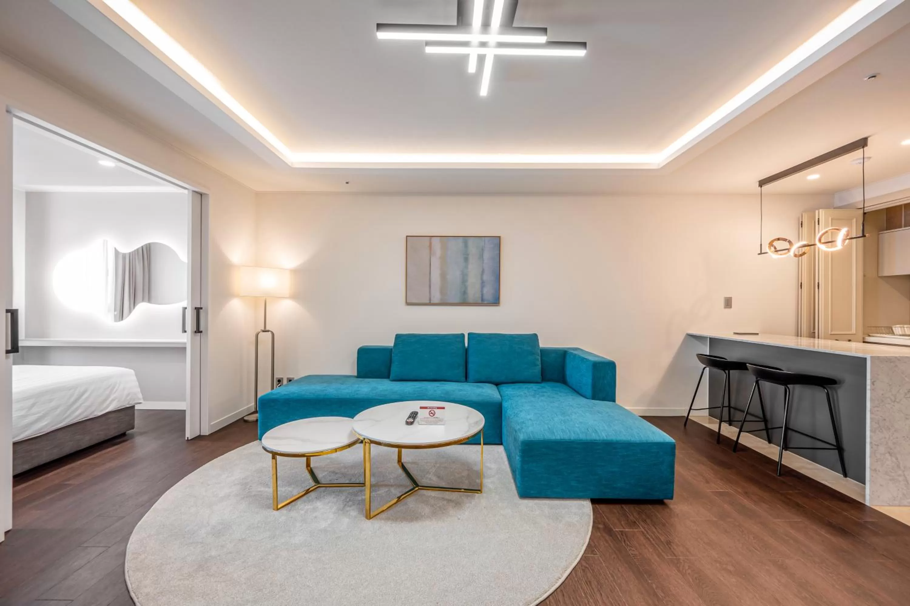 Bed in Haeundae Centum Hotel