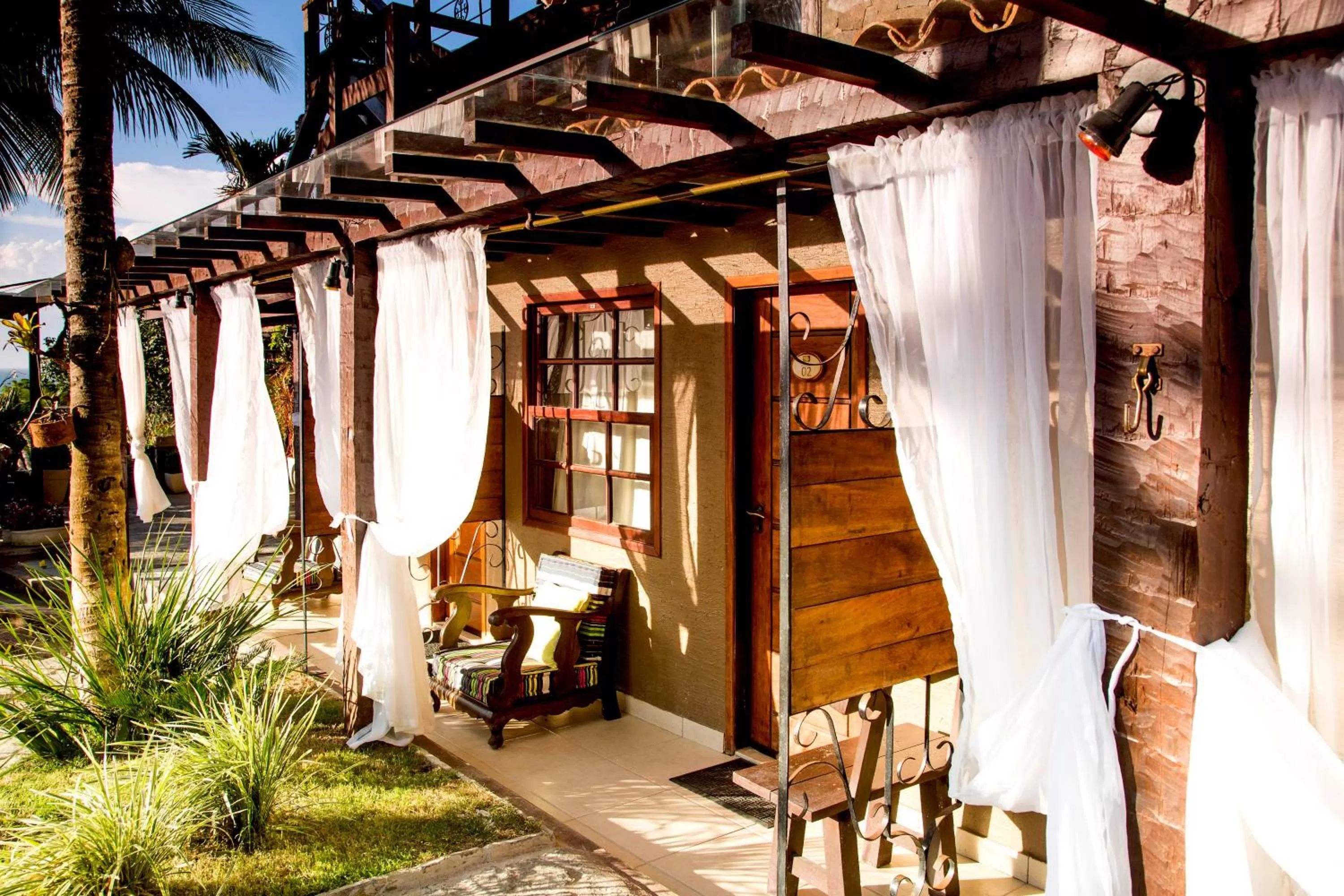 Seating area in Pousada Praia João Fernandes