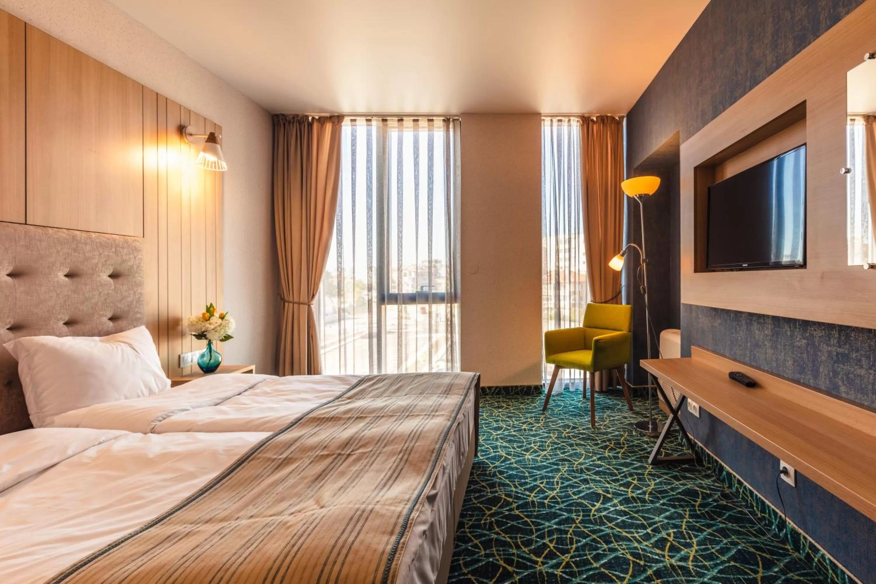 Bed in Marina Burgas Hotel