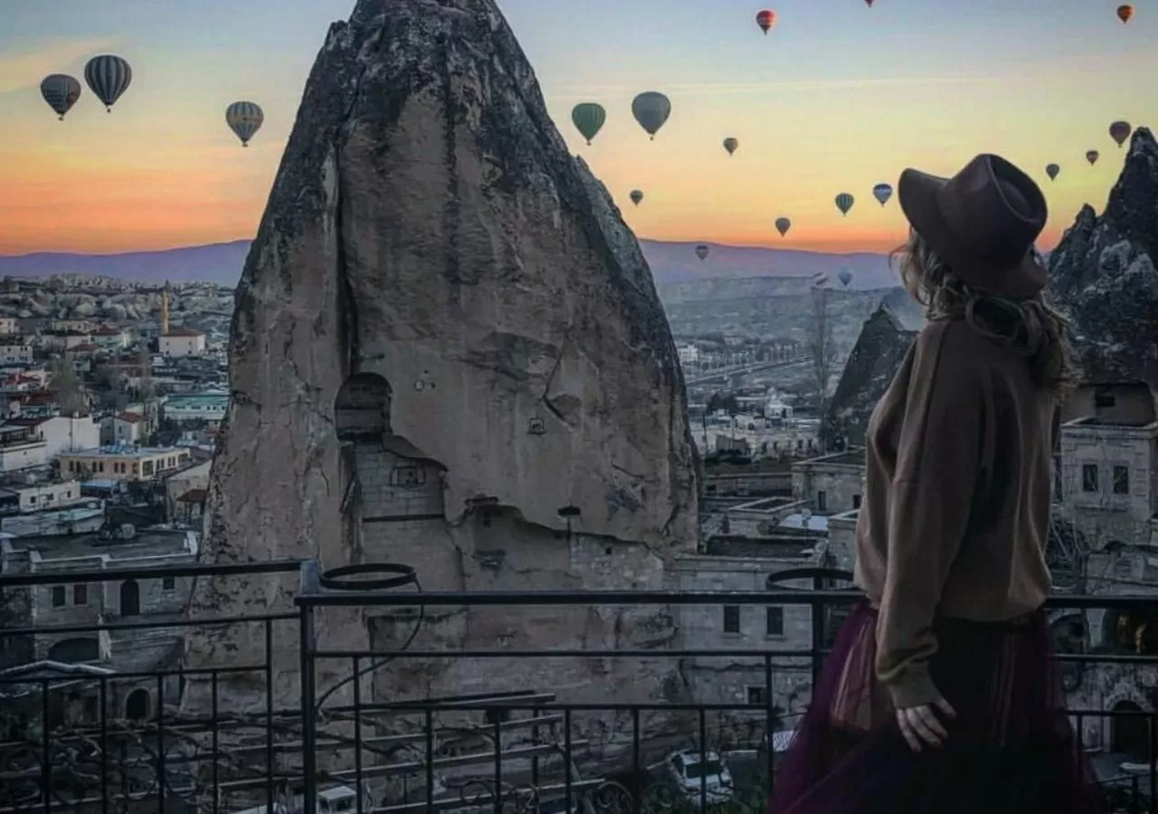 Balcony/Terrace in Elite Cave Suites