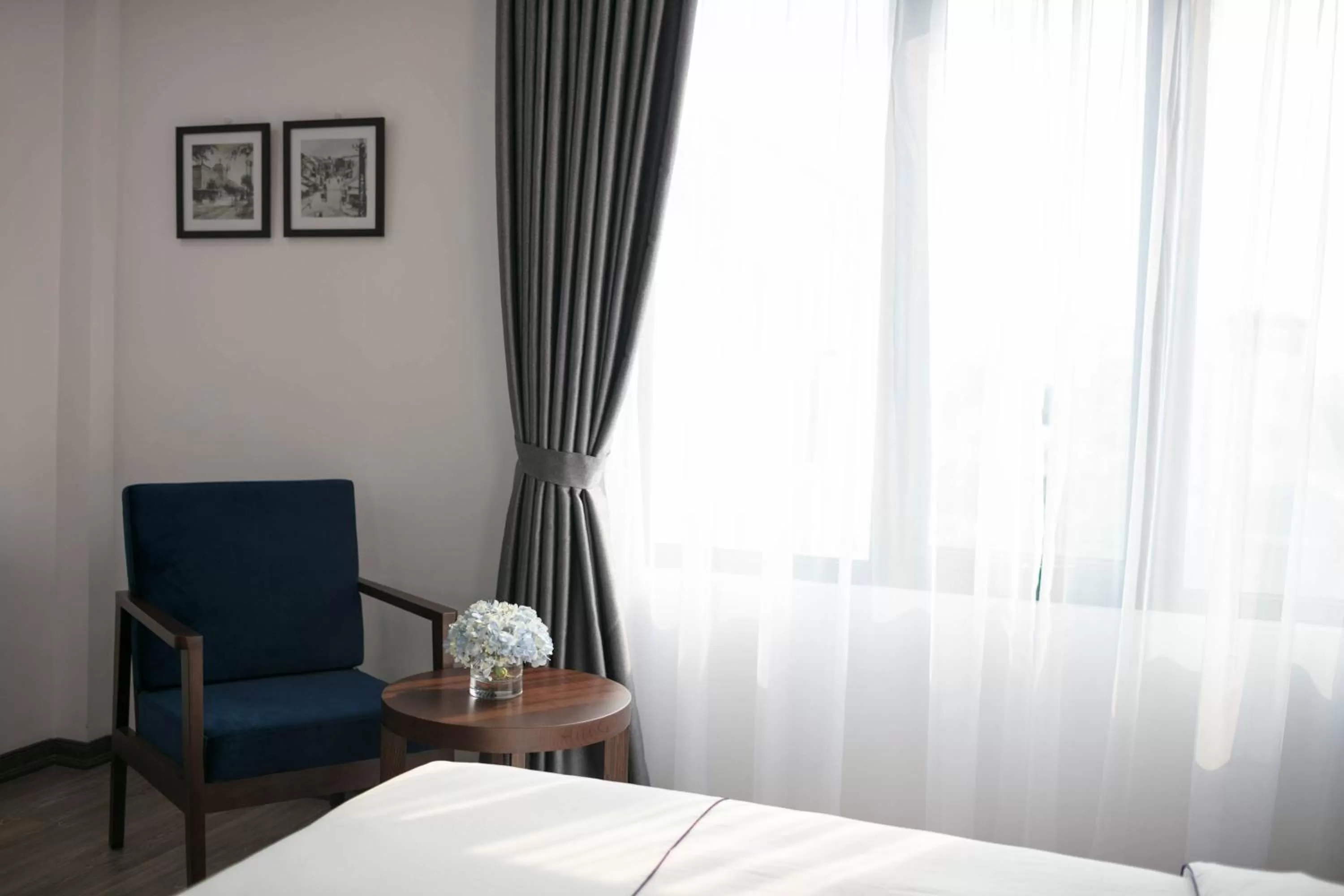 Decorative detail, Bed in Bonsella Hotel