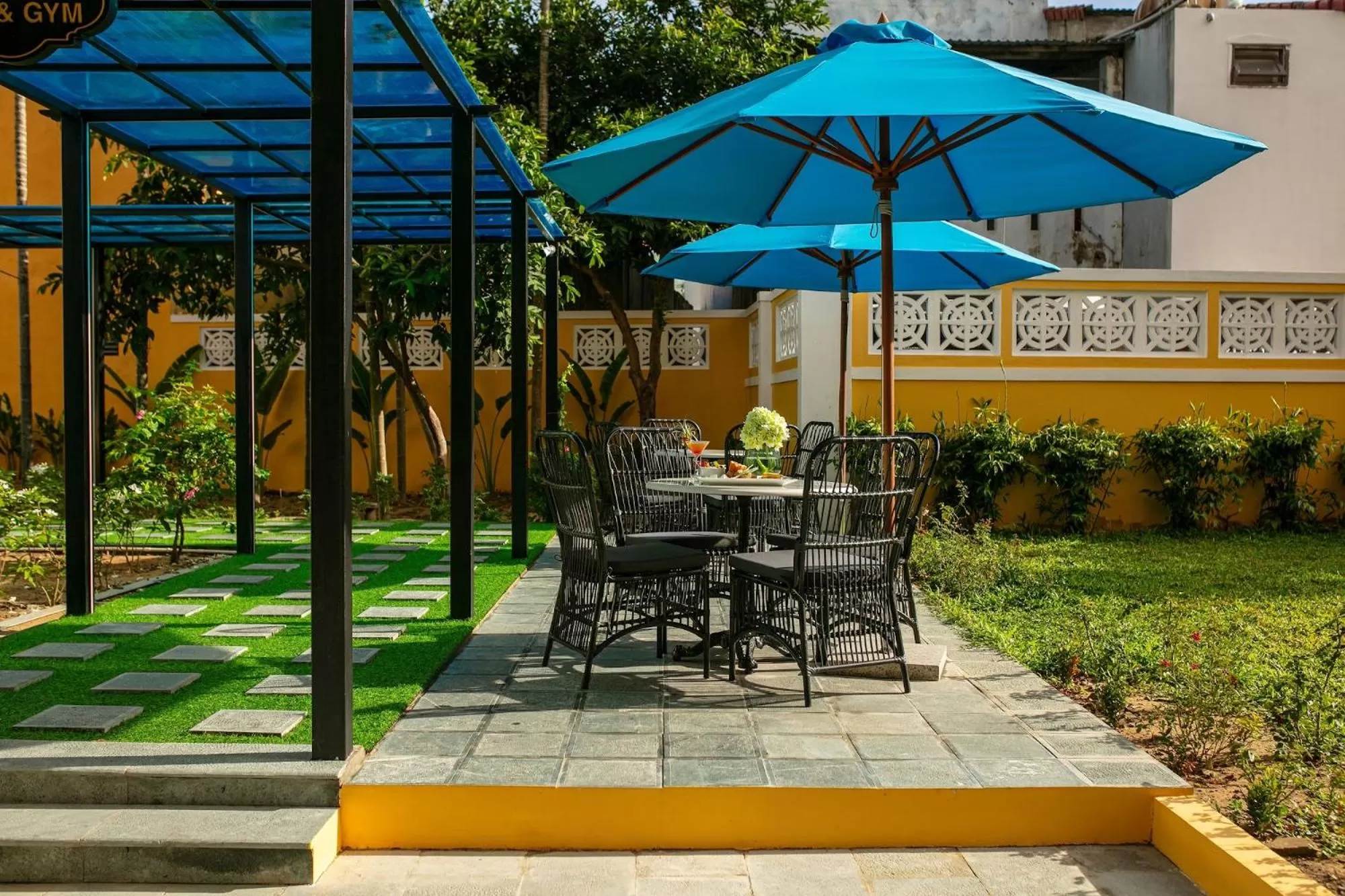 Garden in La Charm Hoi An Hotel & Spa