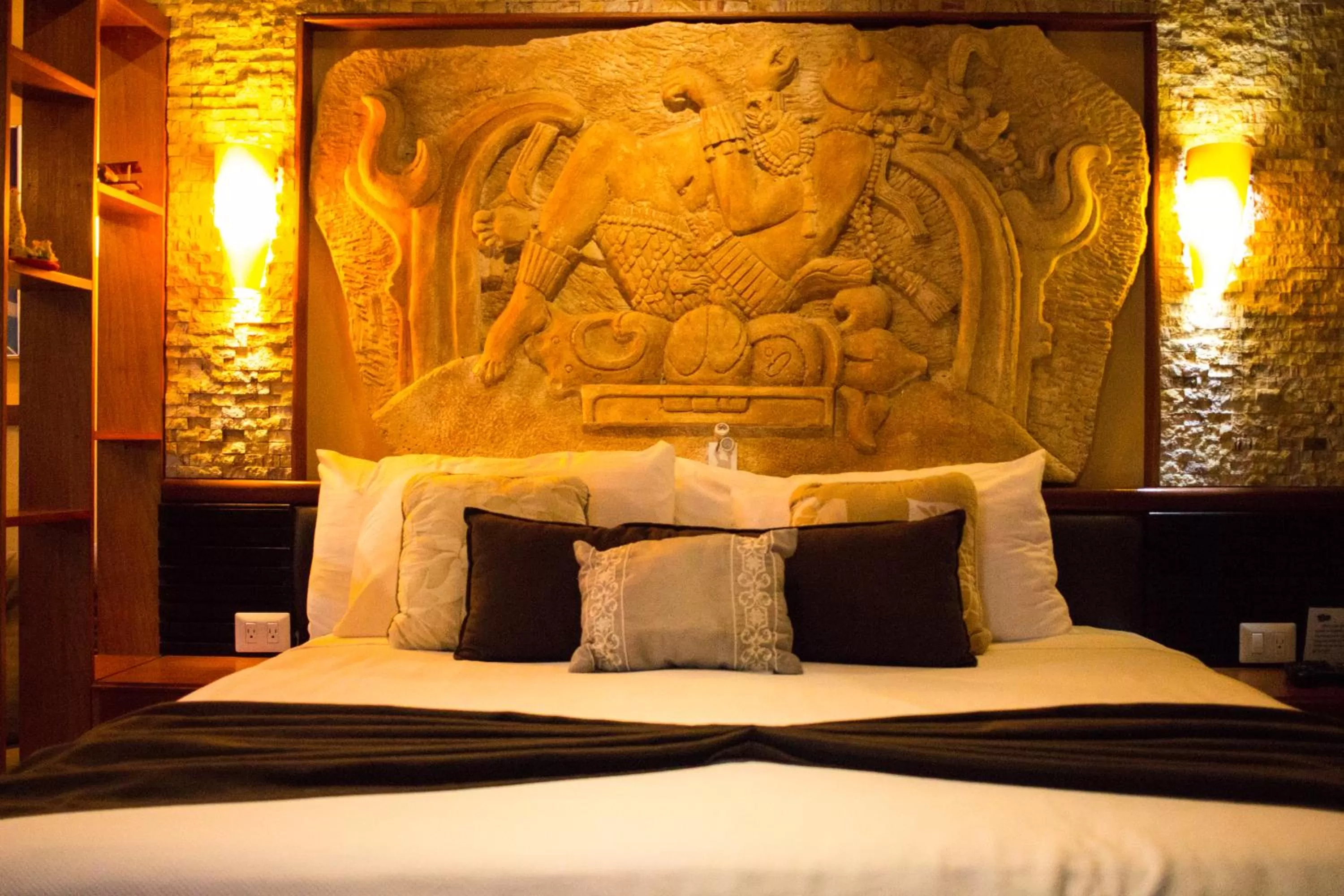 Bed in Cocos Cabañas Playa del Carmen Adults Only