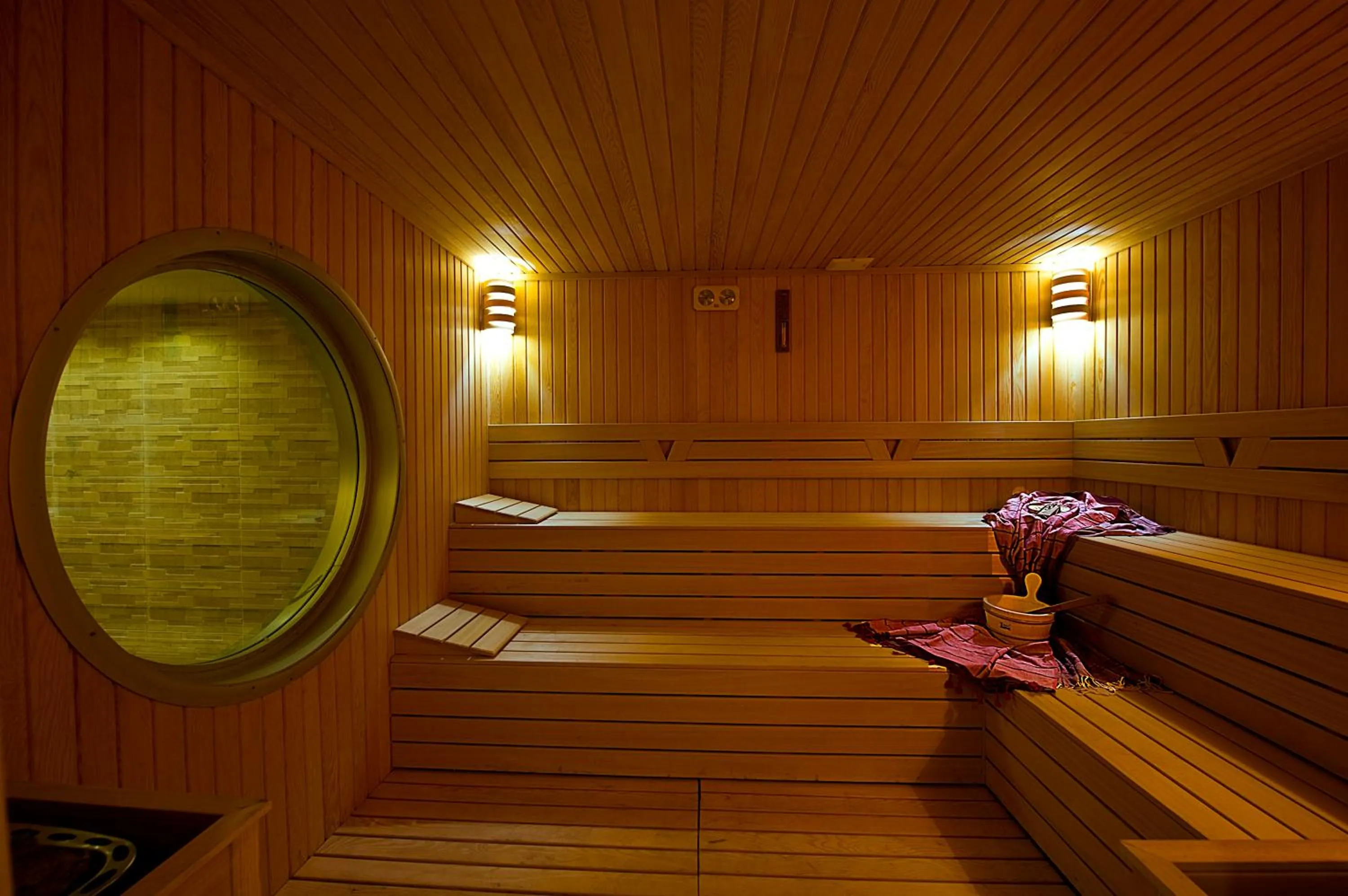 Sauna in Askoc Hotel & SPA