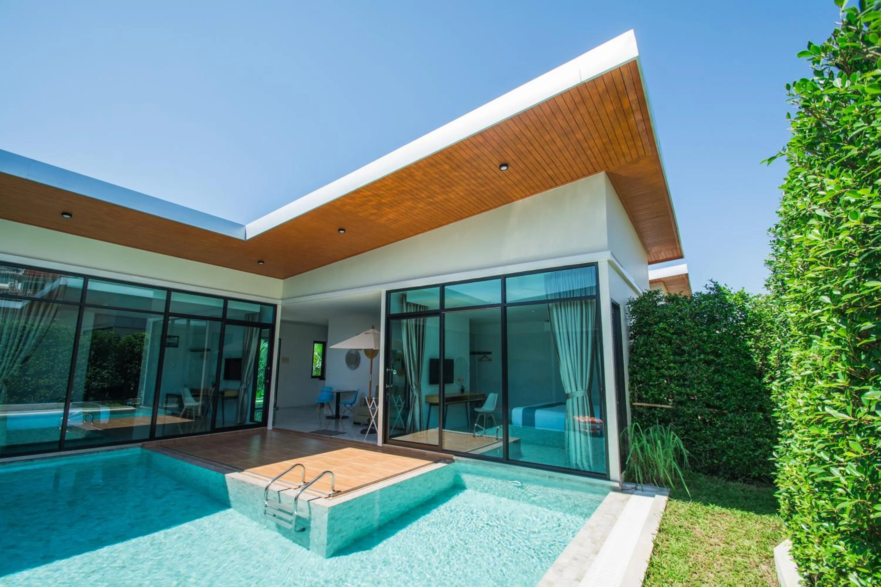 Pool view in Good Night Pool Villa Phuket - SHA Plus