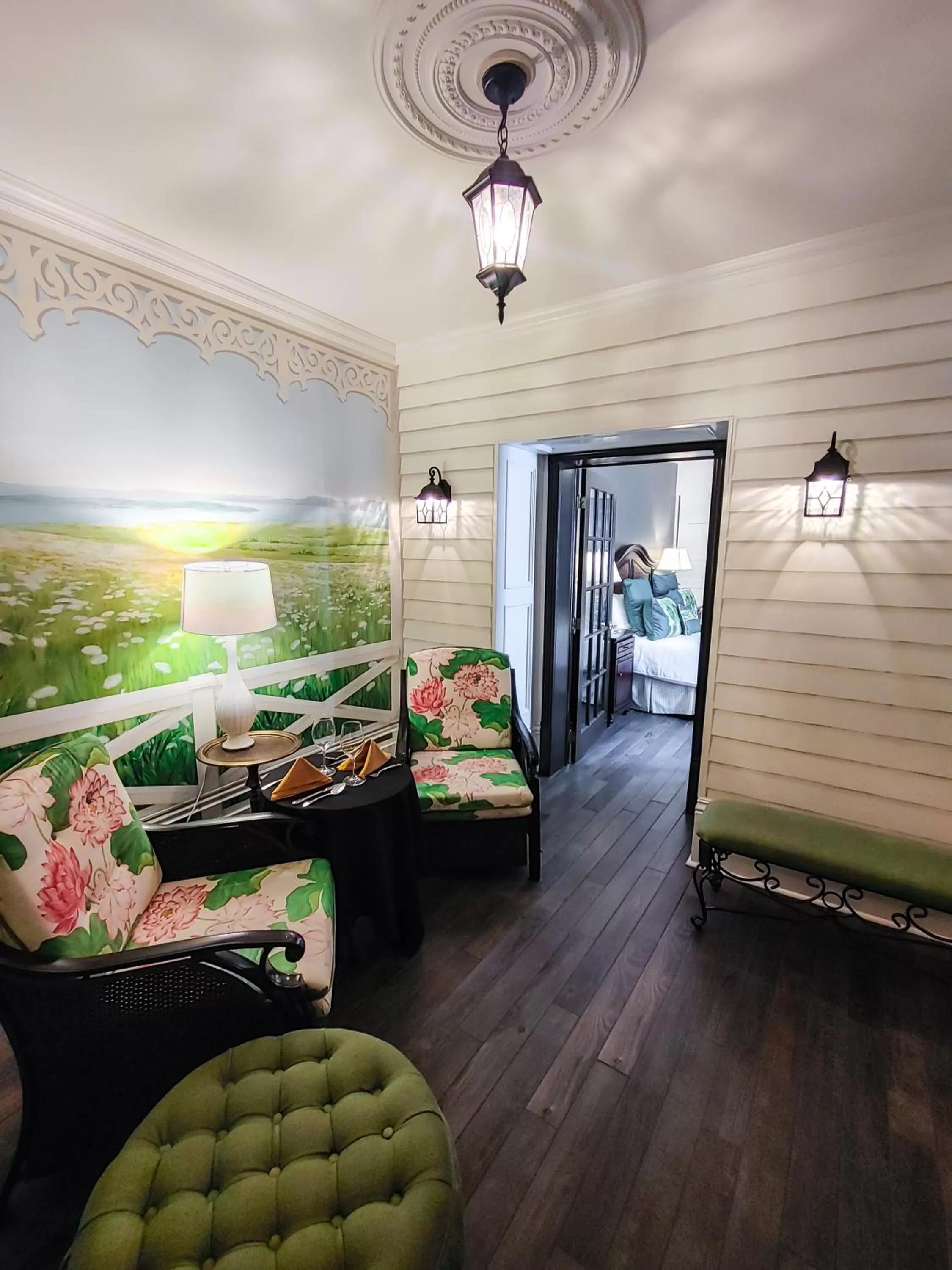 Seating area, Bed in Le Clos Saint-Louis - Par Aneyro