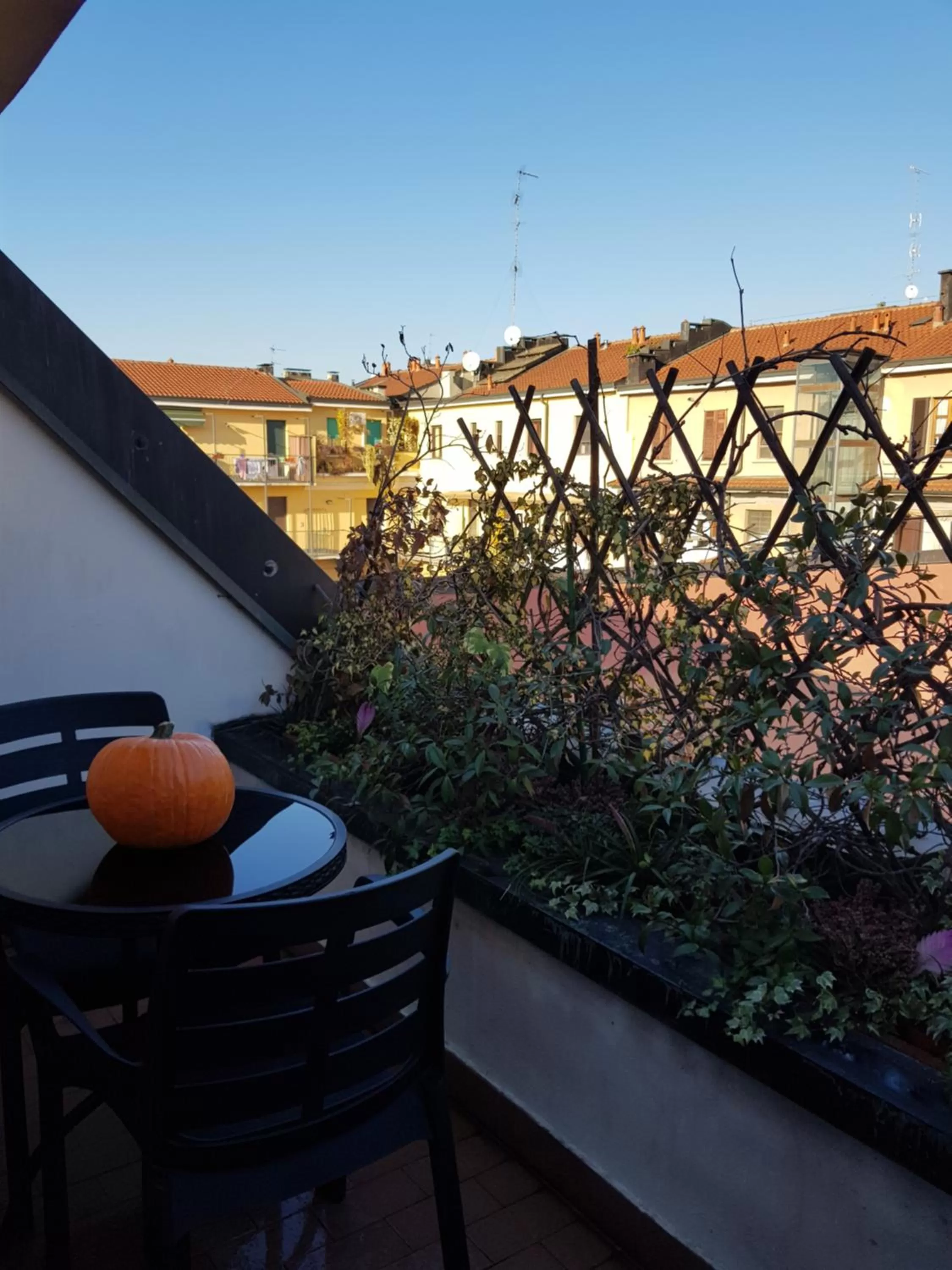 Balcony/Terrace in Residence House Aramis Milano -with free parking