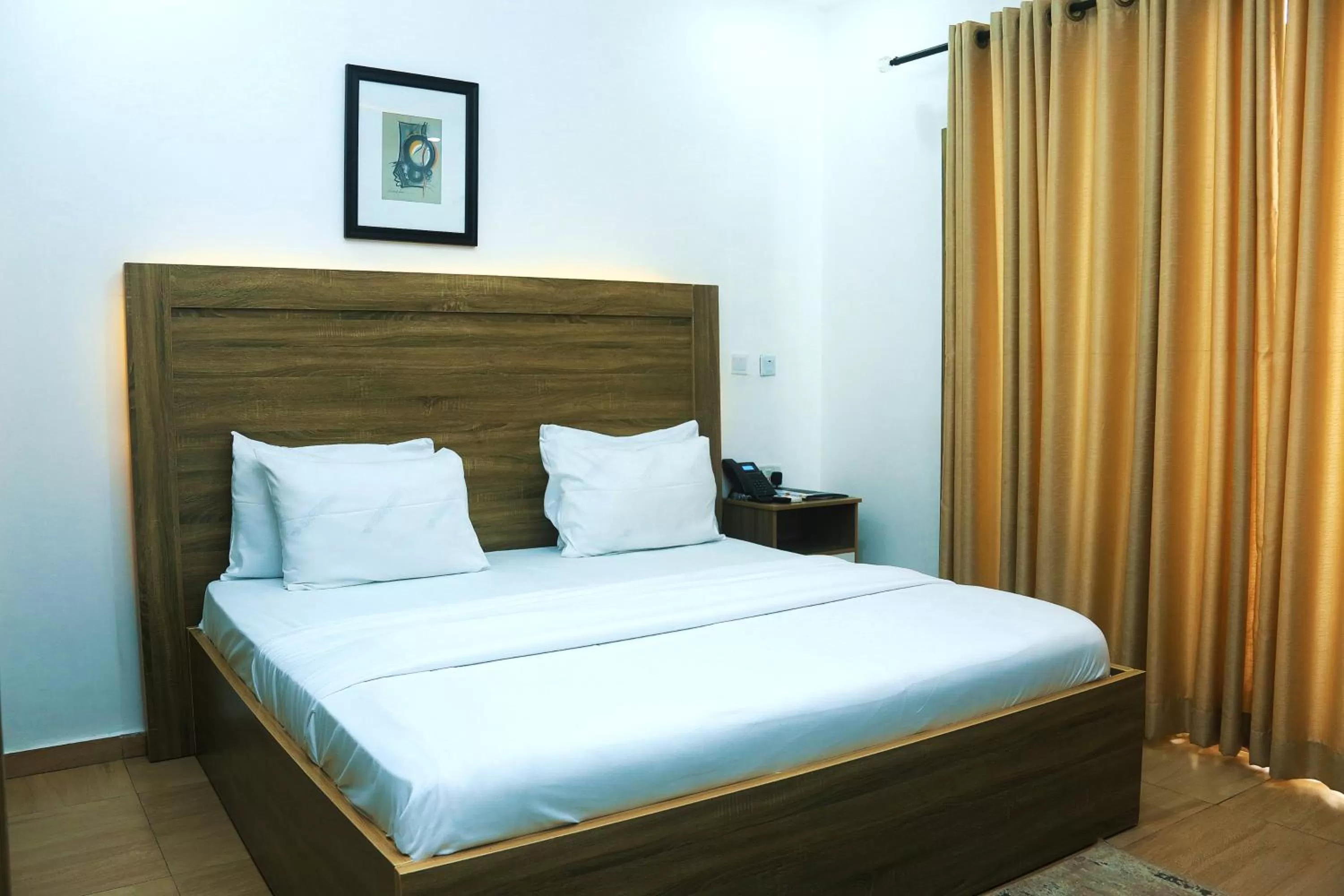 Bed in Hotel Capitol