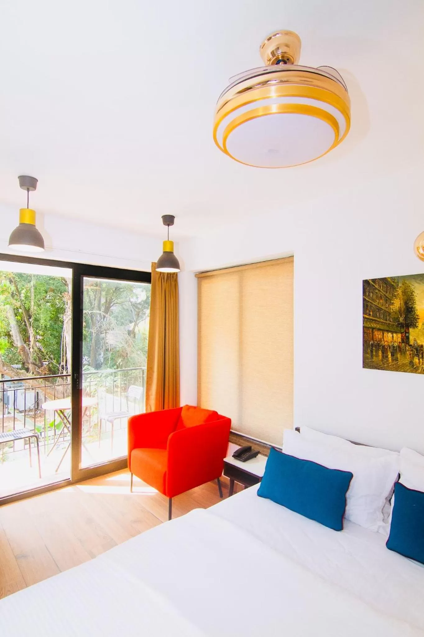 Double Room with Pool View in HALF Hotel, Calangute