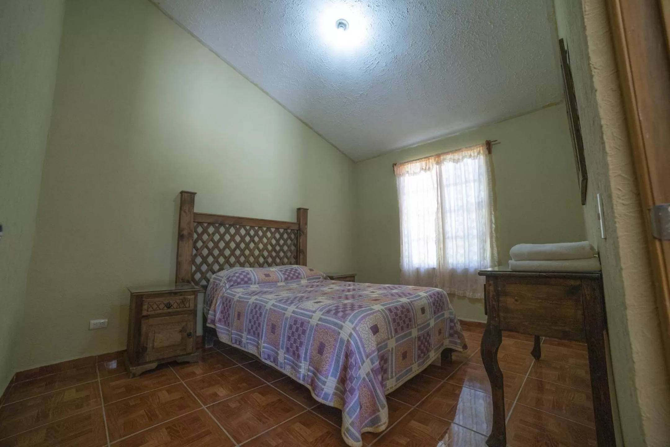 Bed in Hotel Pueblo Viejo