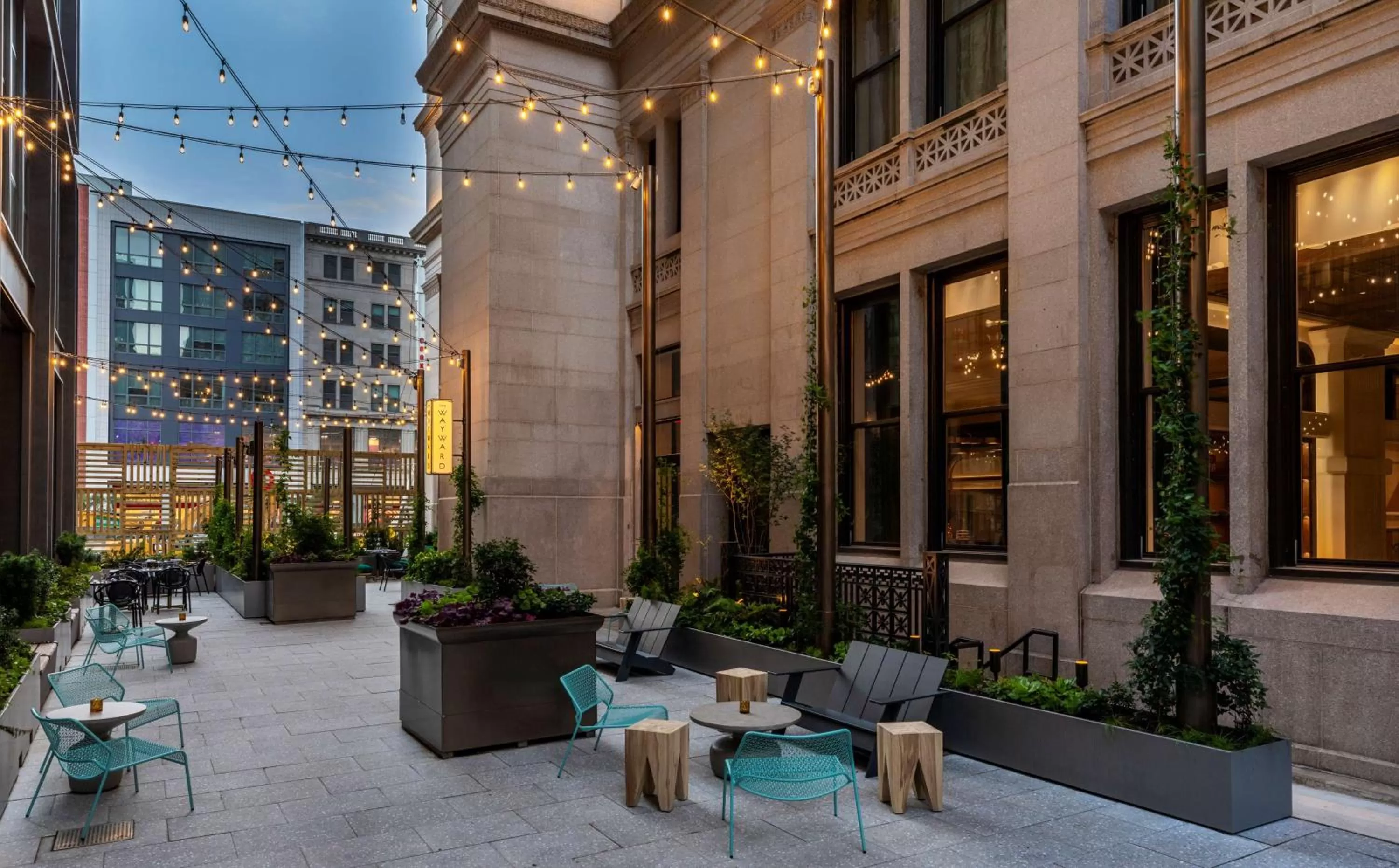 Patio in Canopy By Hilton Philadelphia Center City