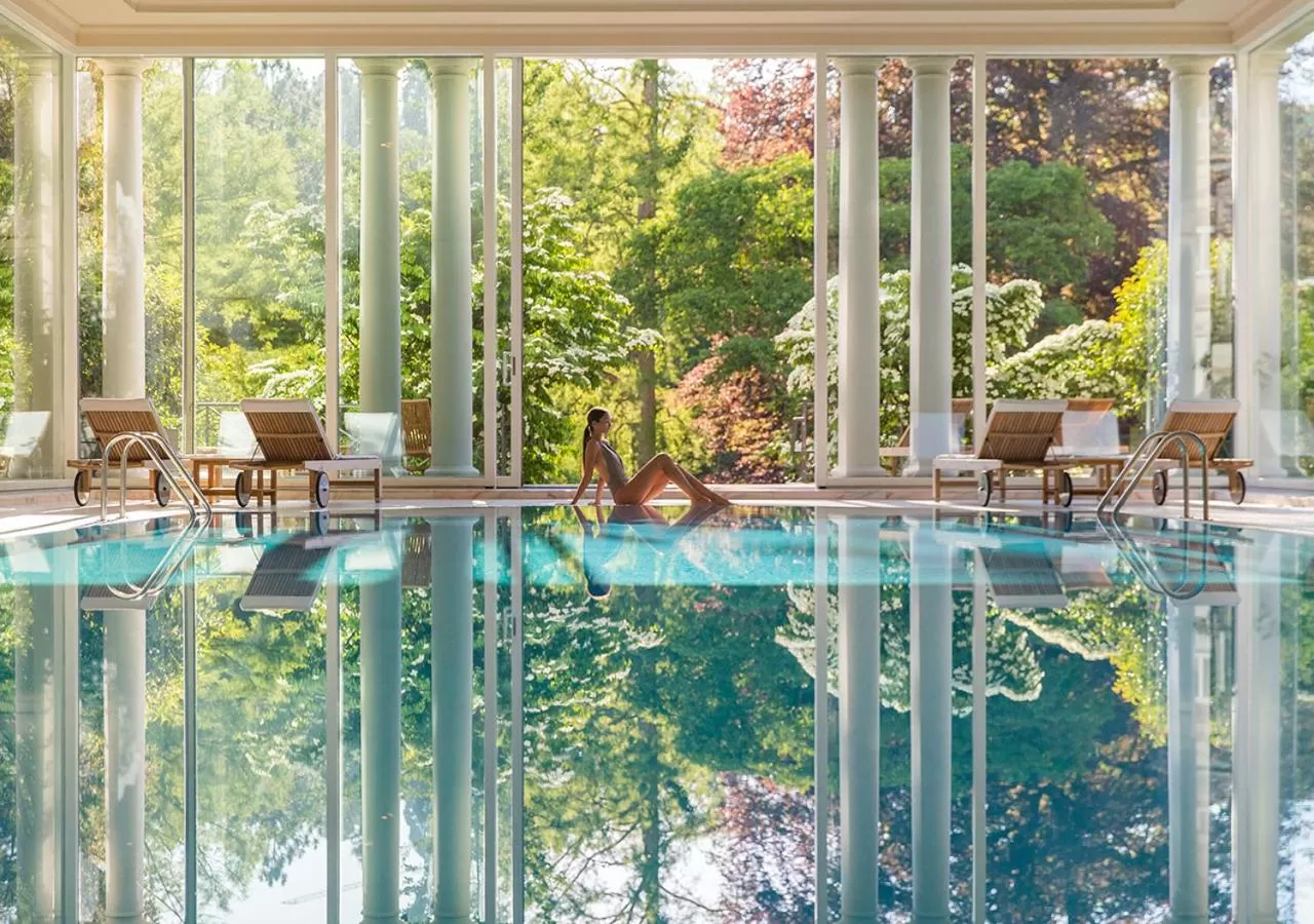 Swimming pool in Brenners Park Hotel & Spa, Oetker Hotels