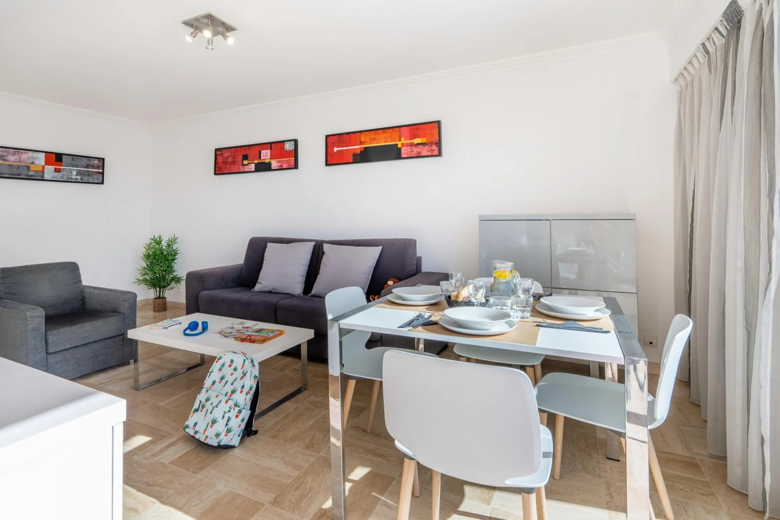 Living room in Nemea Appart Hotel Le Lido Cagnes sur Mer