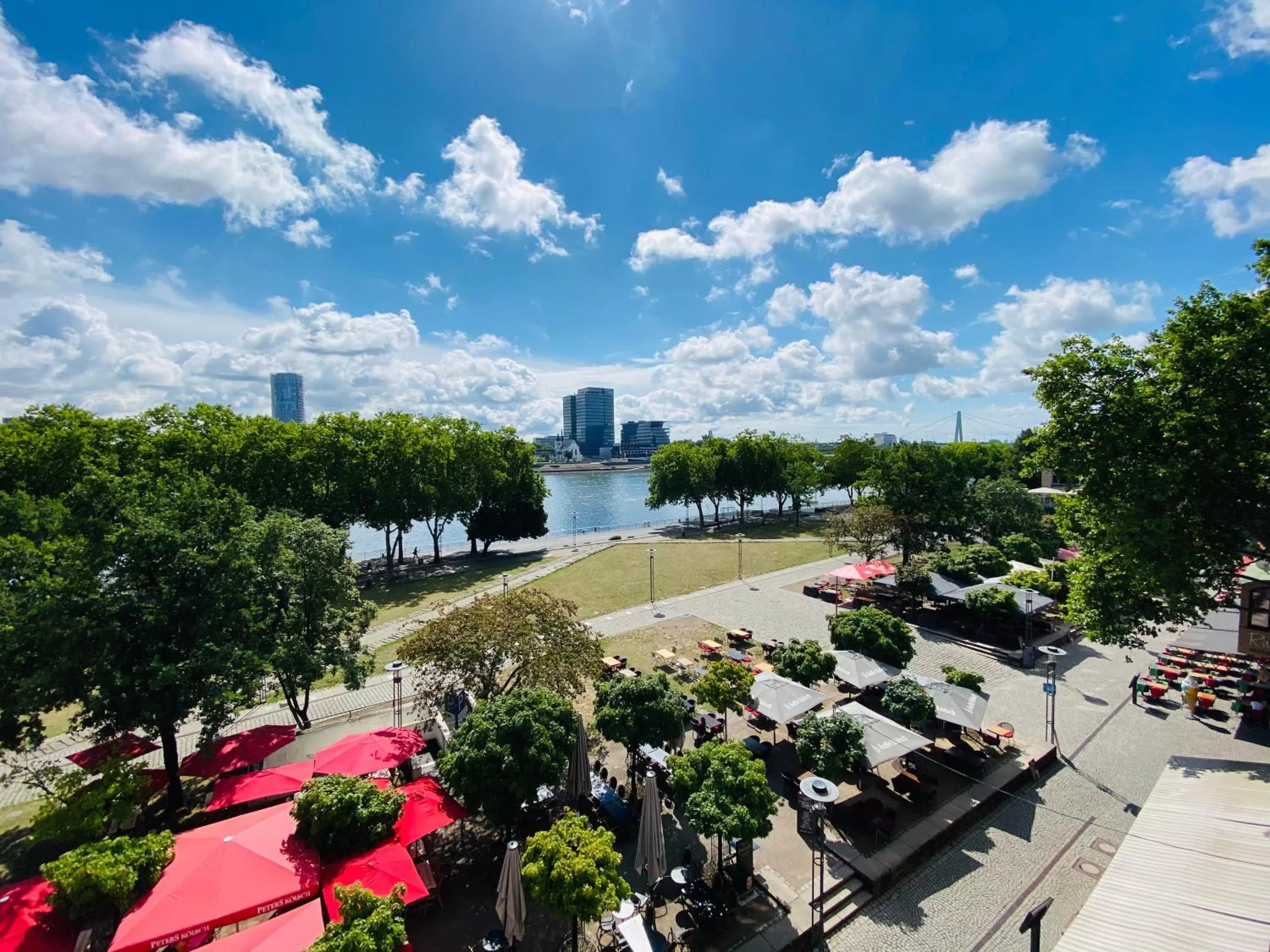 River view in Hotel Drei Kronen