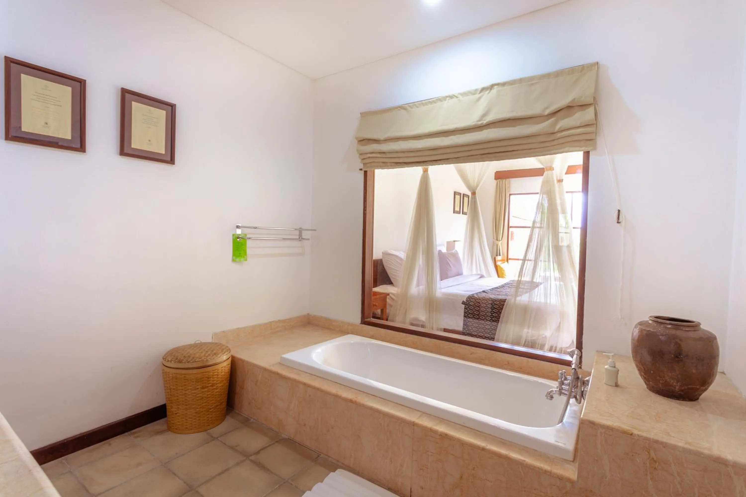 Bathroom, Bed in Alam Puisi Villa Ubud